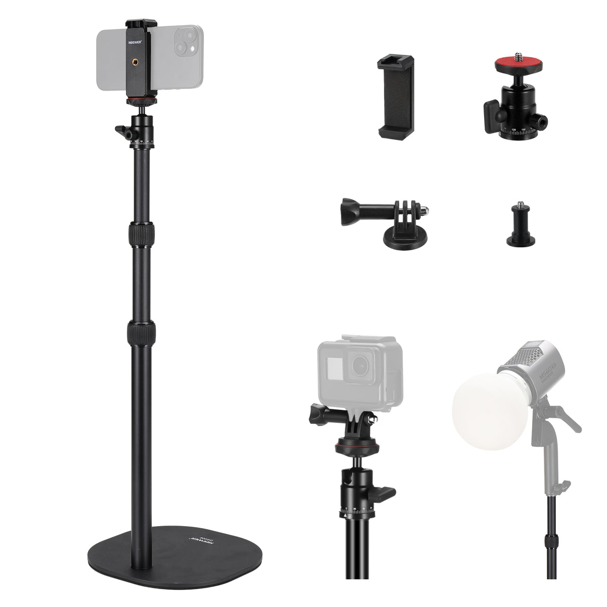 NEEWER S006 Adjustable Desk Mount | Camera Stand