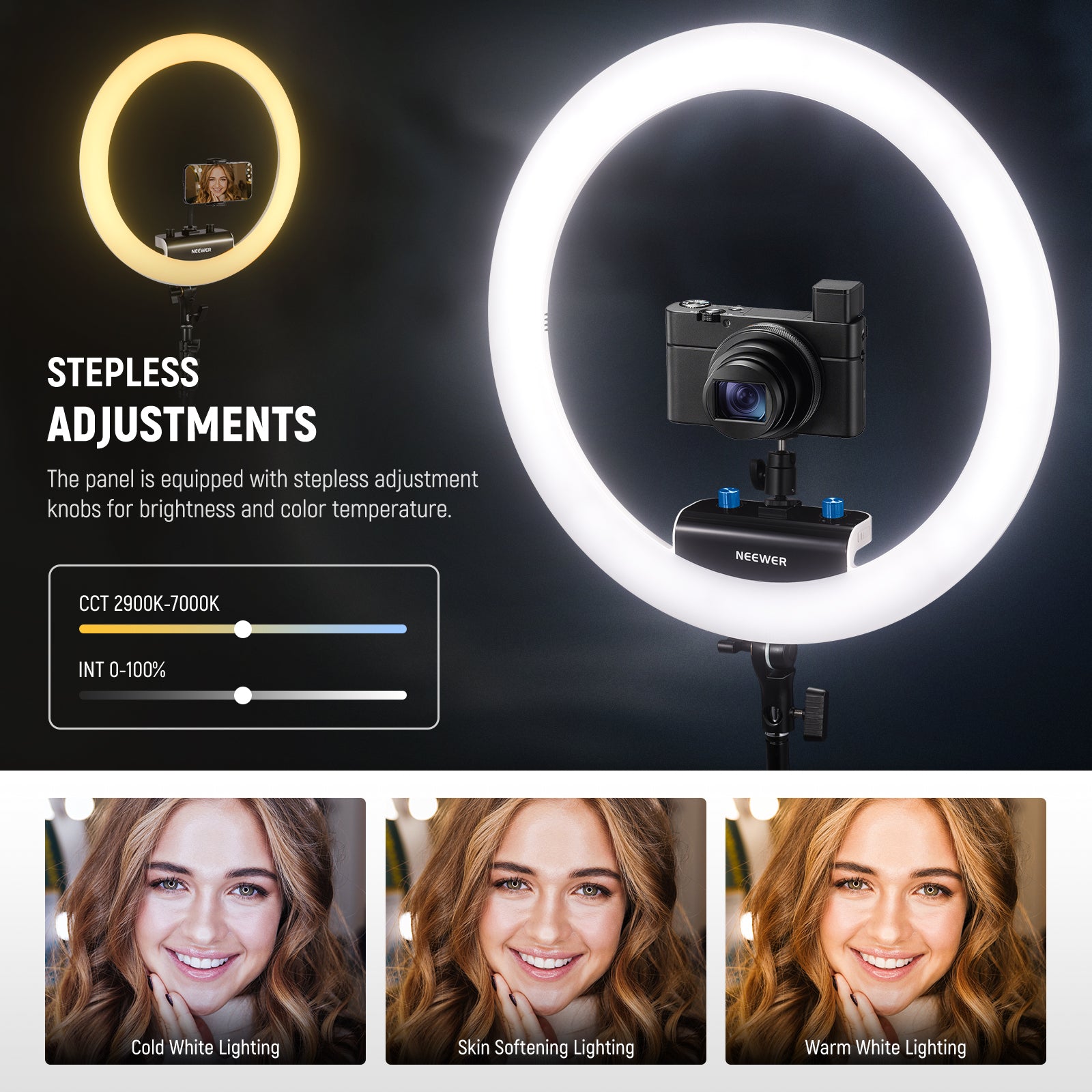Upgrade your photography setup with Neewer ring lights and