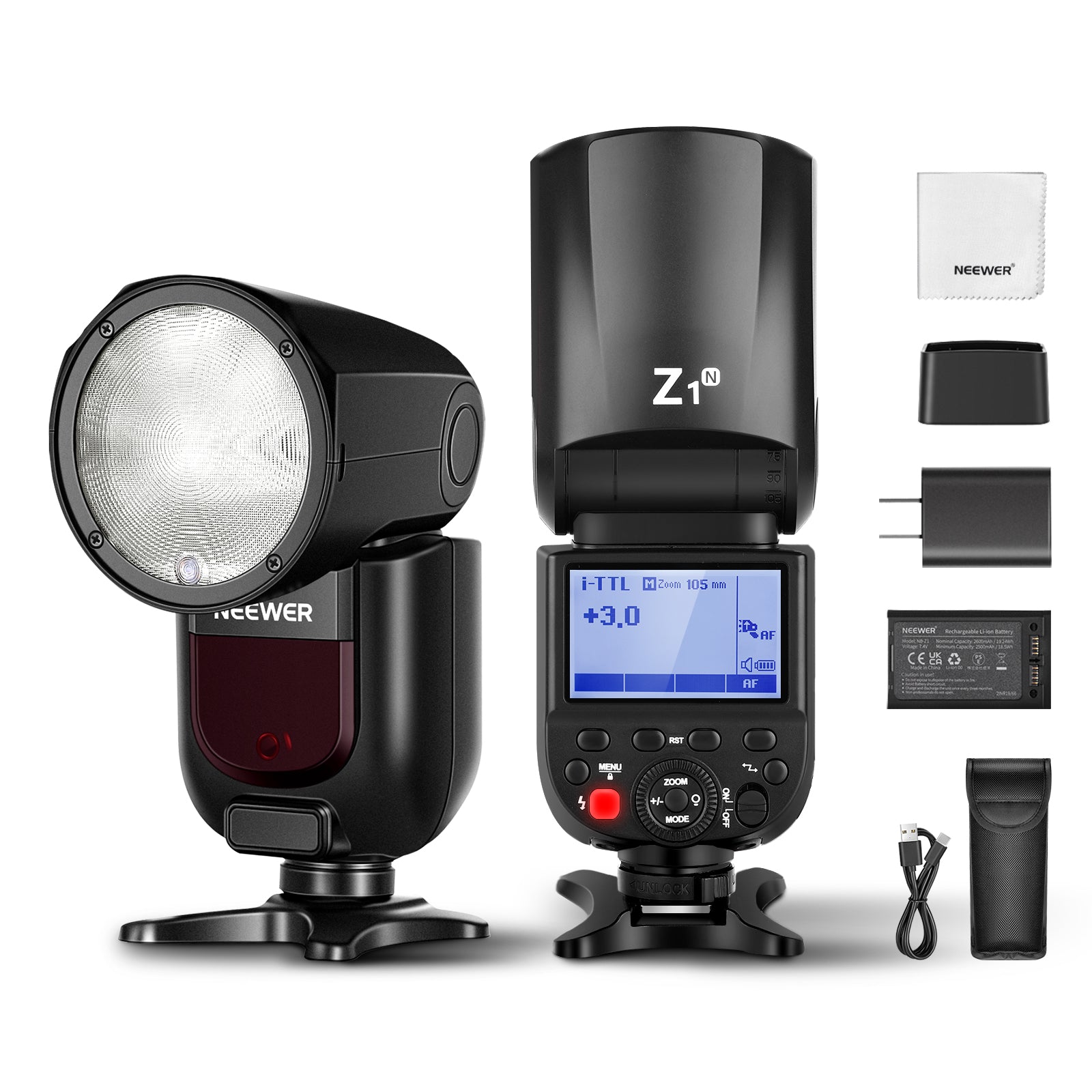 NEEWER Z1-N TTL Round Head Flash Speedlite