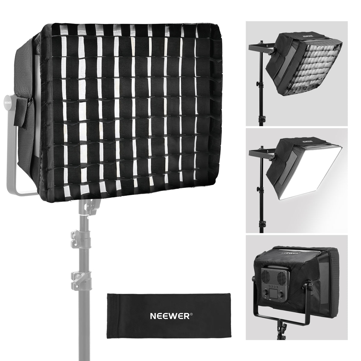 NEEWER NS6S Softbox Diffuser for PL60C RGB LED Light