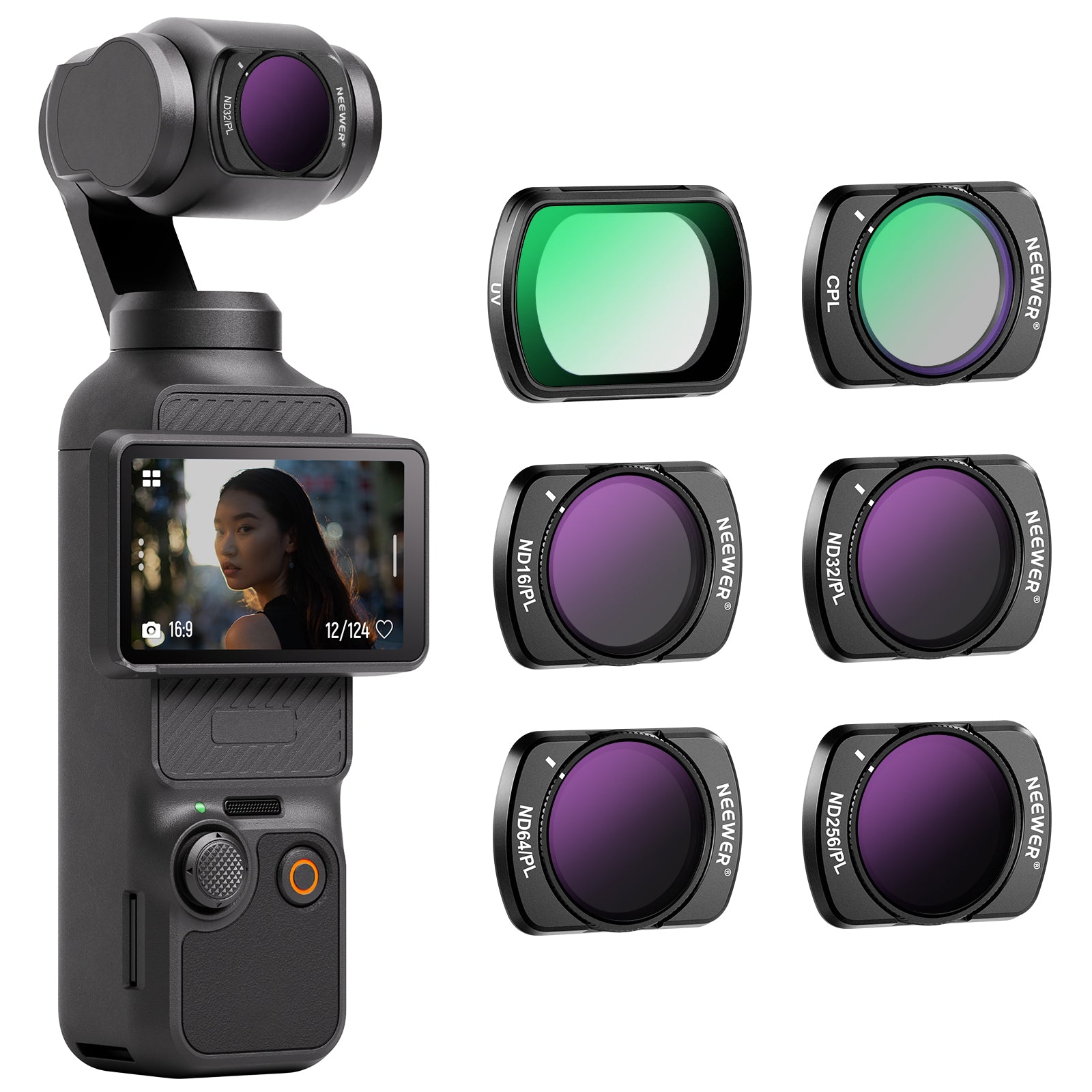 DJI Osmo Pocket 3 ND1000 Filter for Long Exposures