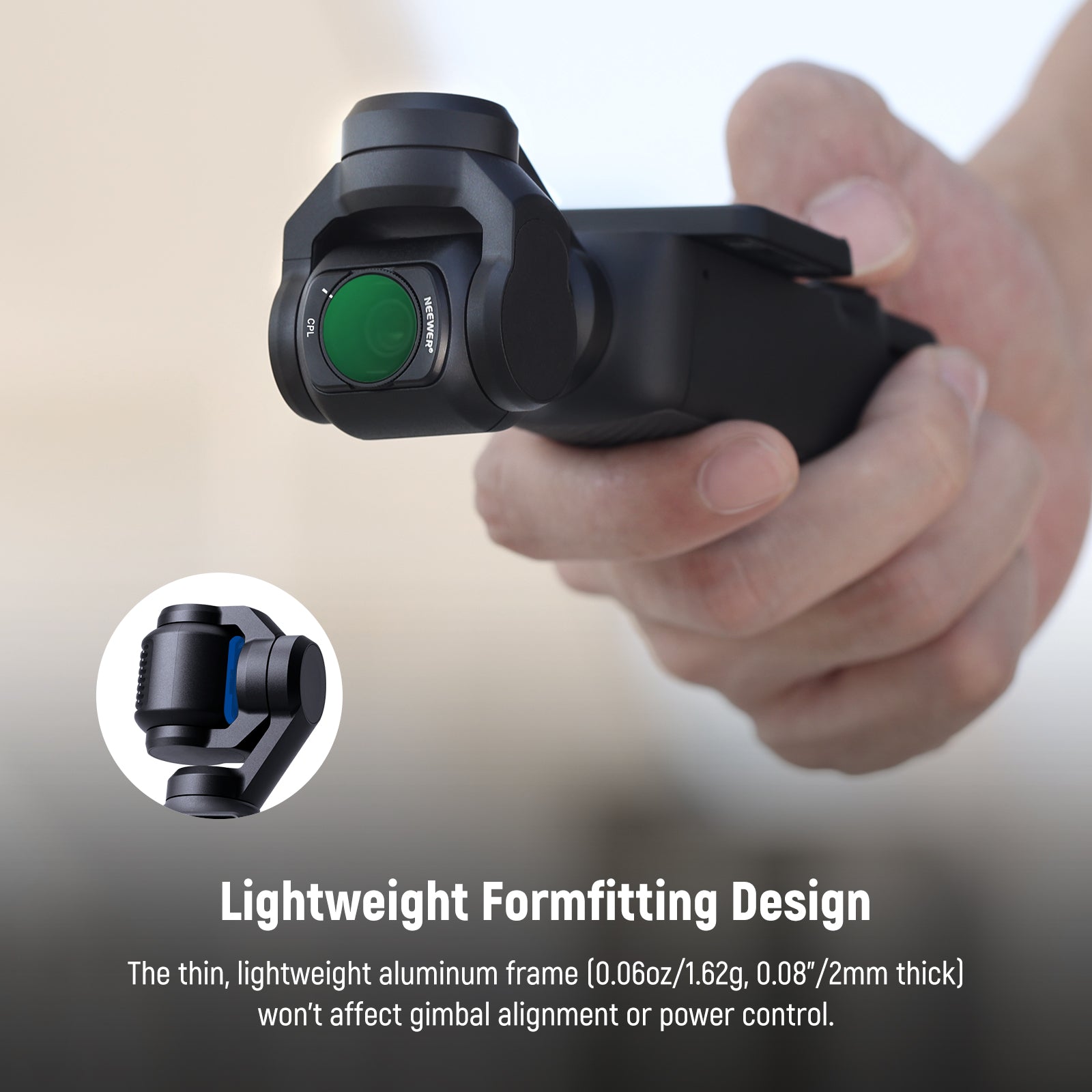 Neewer FL-P7 Magnetic Filter for DJI Osmo Pocket 3 - Thumbnail 3