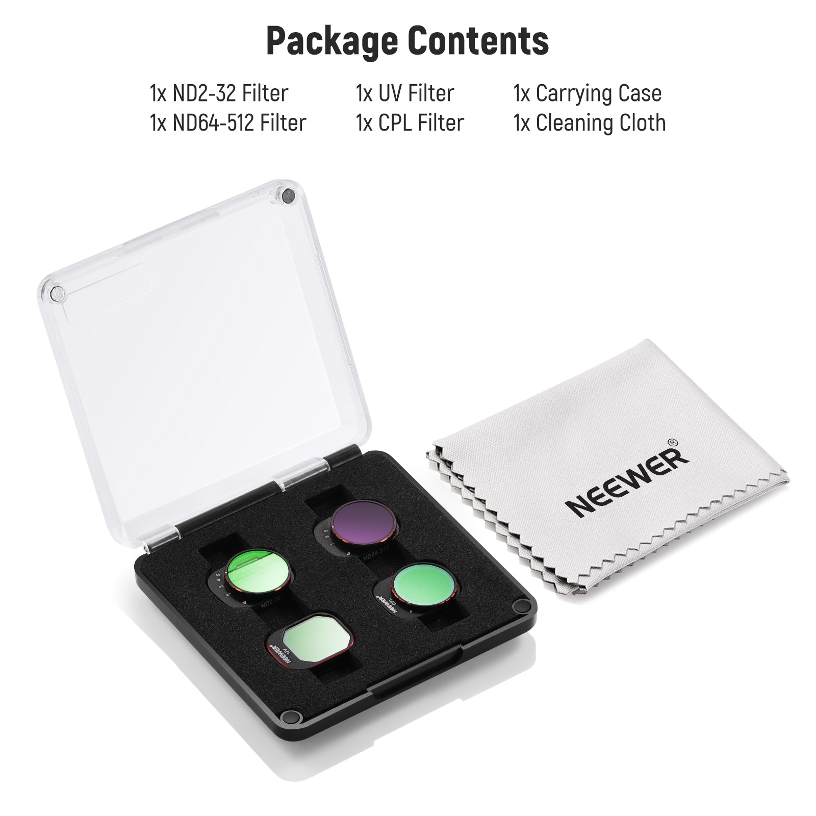 NEEWER FL-33 Variable ND Filter Set For DJI Mini 4 Pro
