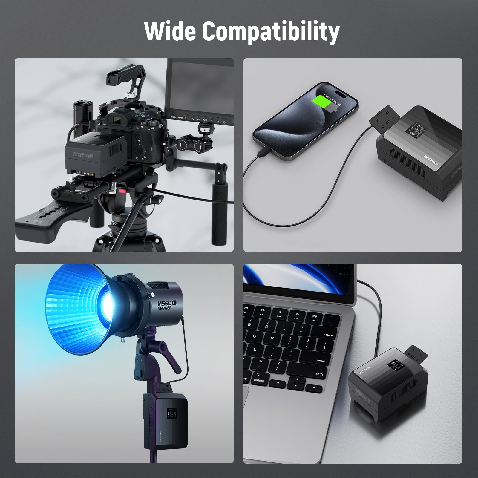 NEEWER PS099EP 99Wh / 6800mAh Mini V Mount Battery