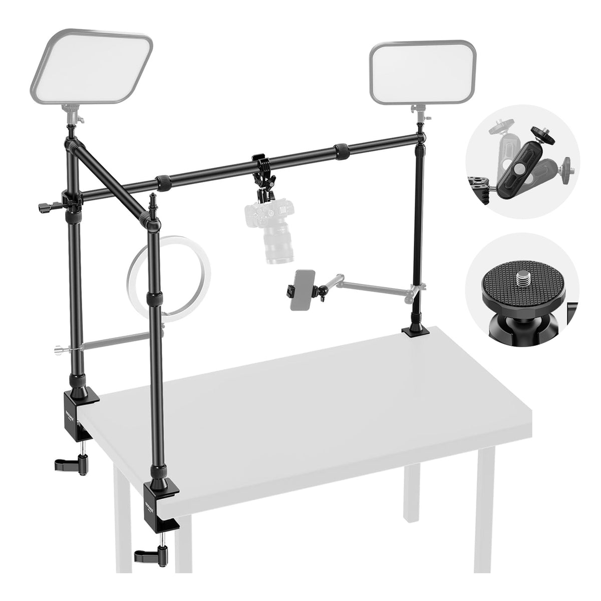 Neewer Table Camera Desk Mount | Optimize Space Usage of Table - NEEWER