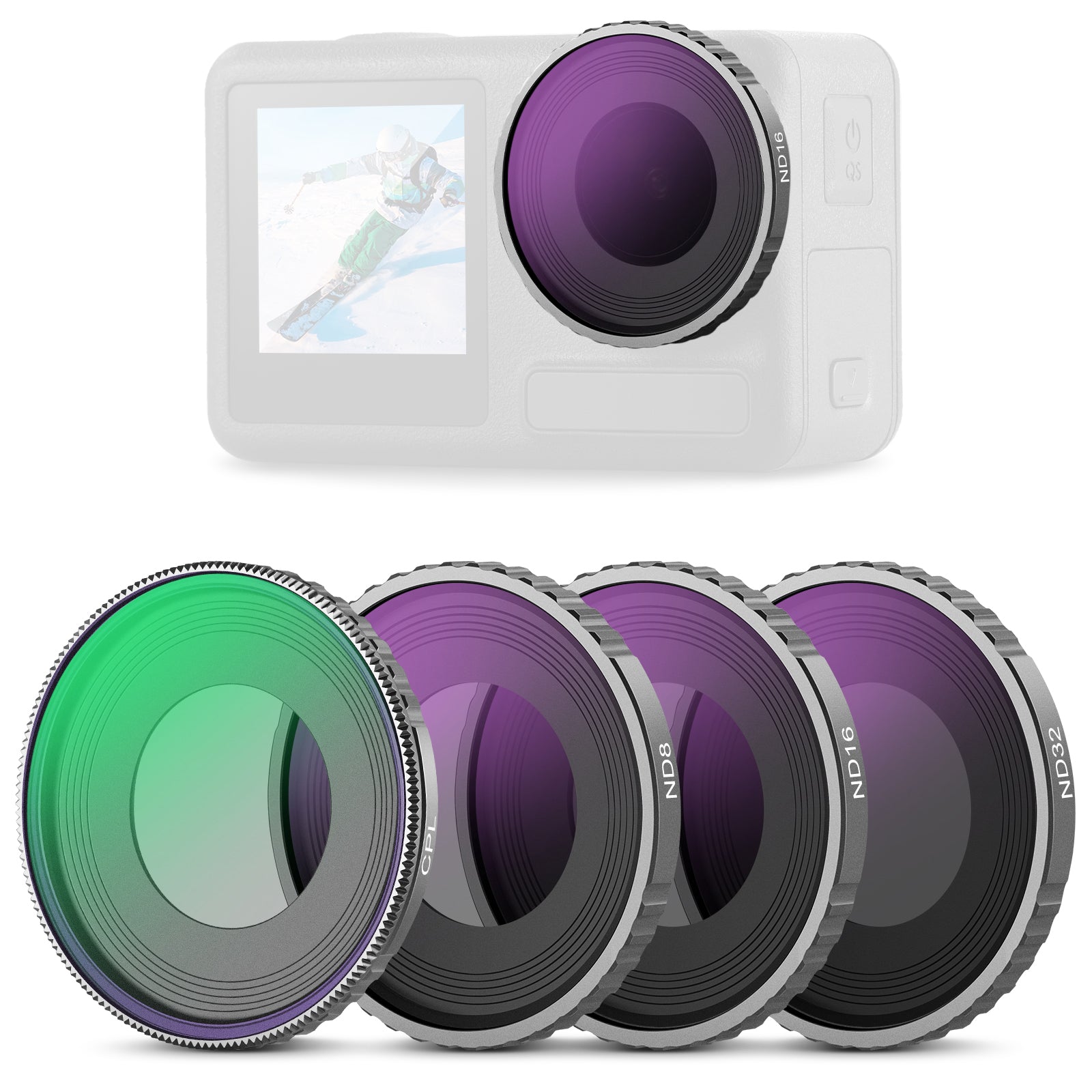 NEEWER FL-A7 Filter for DJI Osmo Action - Thumbnail 3