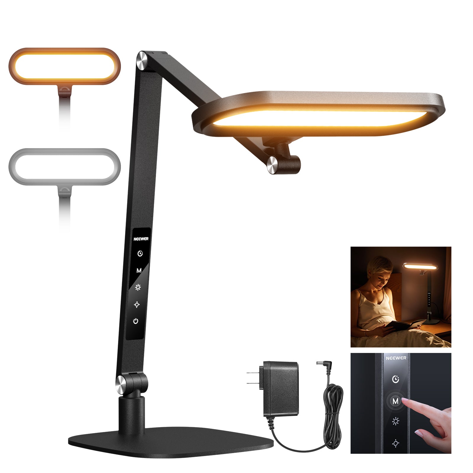 NEEWER FR16 luz de escritorio para webinar, videoconferencia y grabación