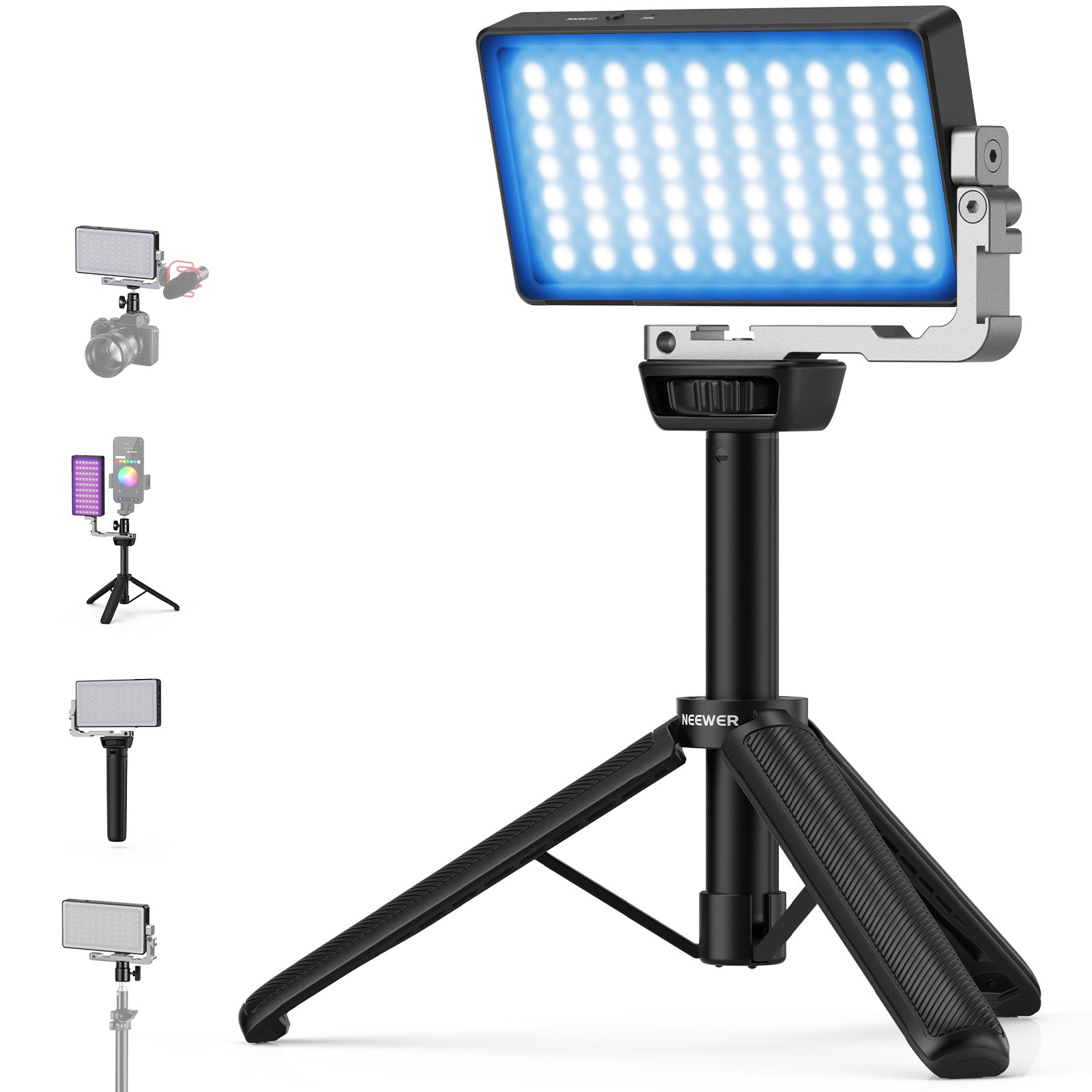 NEEWER SL90 Aluminum Alloy RGB LED Panel Video Light
