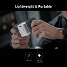 NEEWER PA096 Magnetic Phone Cooling Fan is lightweight and portable.