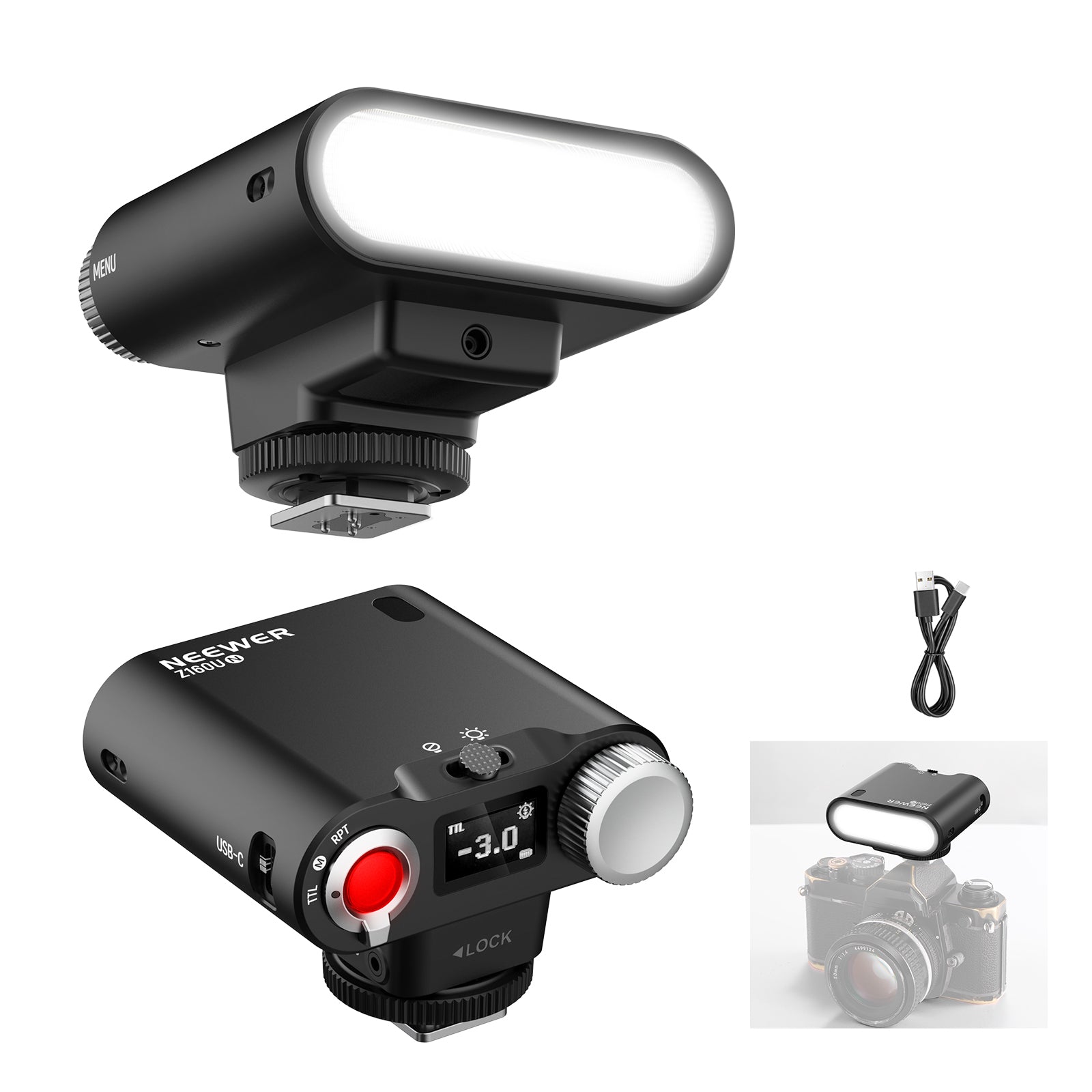 NEEWER Z160U Stylish Portable Mini On Camera Flash