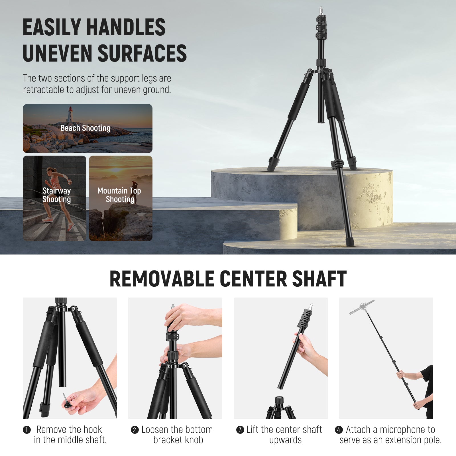 Neewer ST195 Light Stand - Thumbnail 2