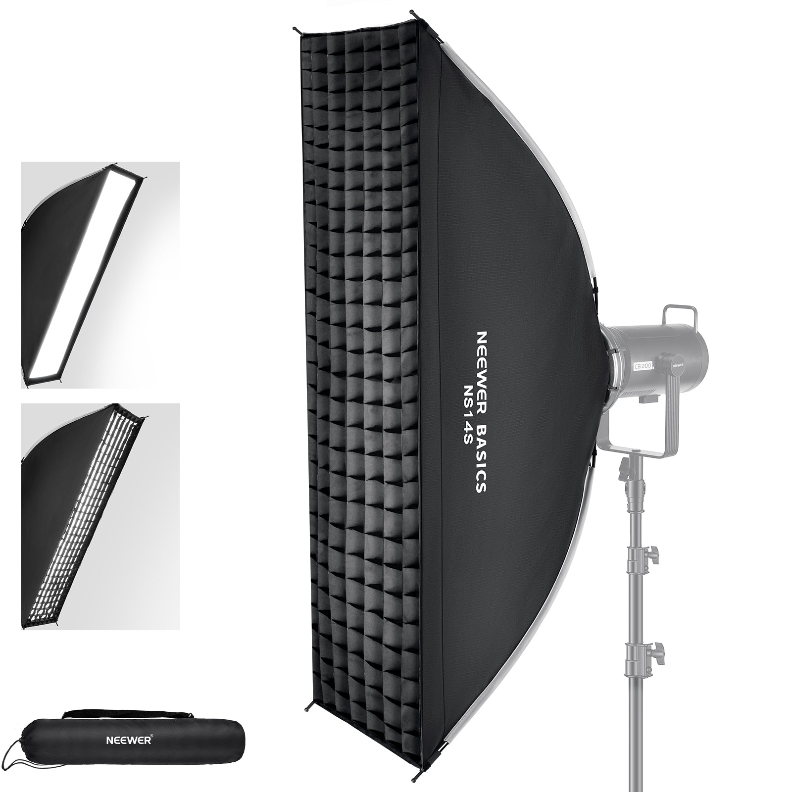 NEEWER NS12S/NS14S Rectangular Quick Release Softbox Kit