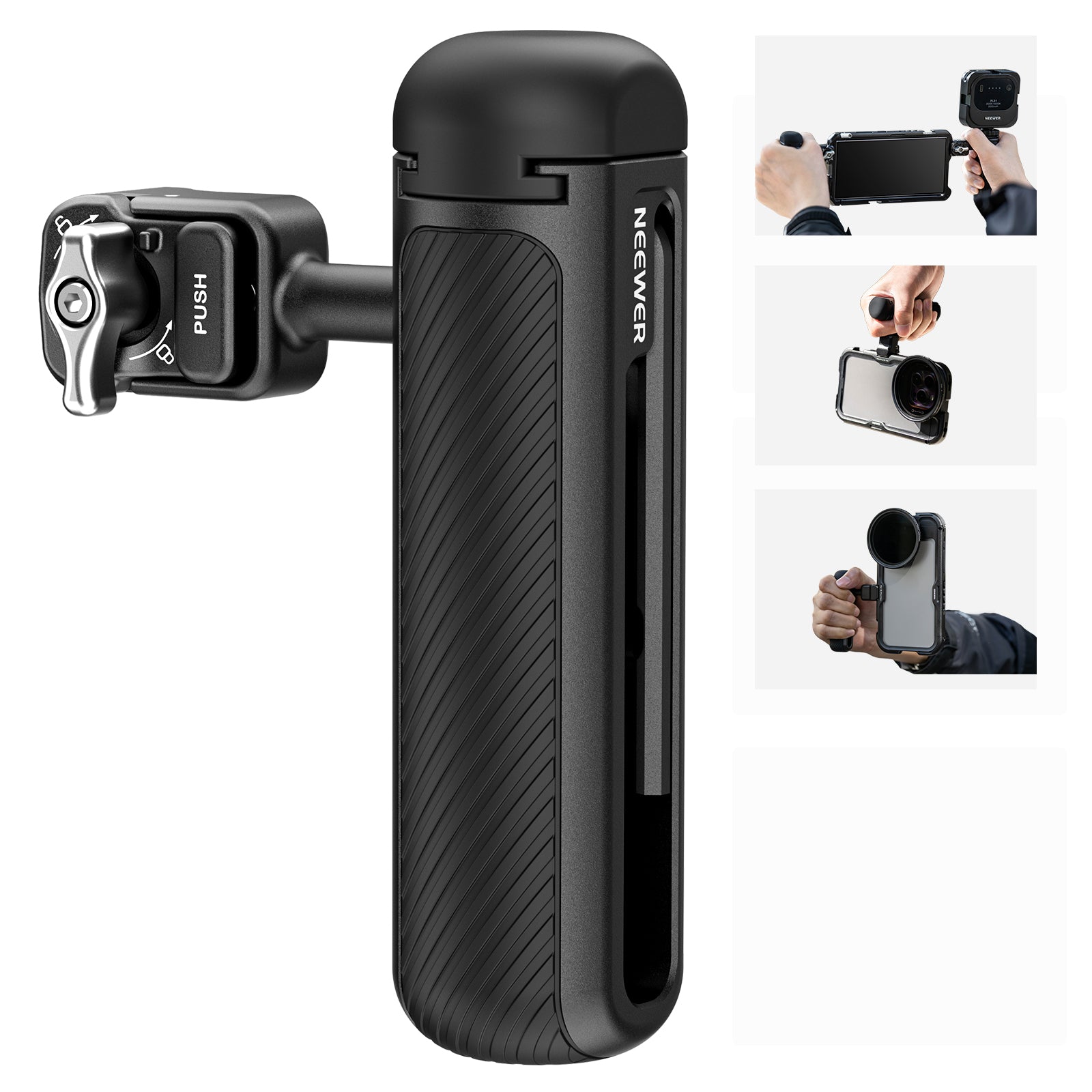 NEEWER PA045 360° Rotation Quick Release Phone Cage Side Handle