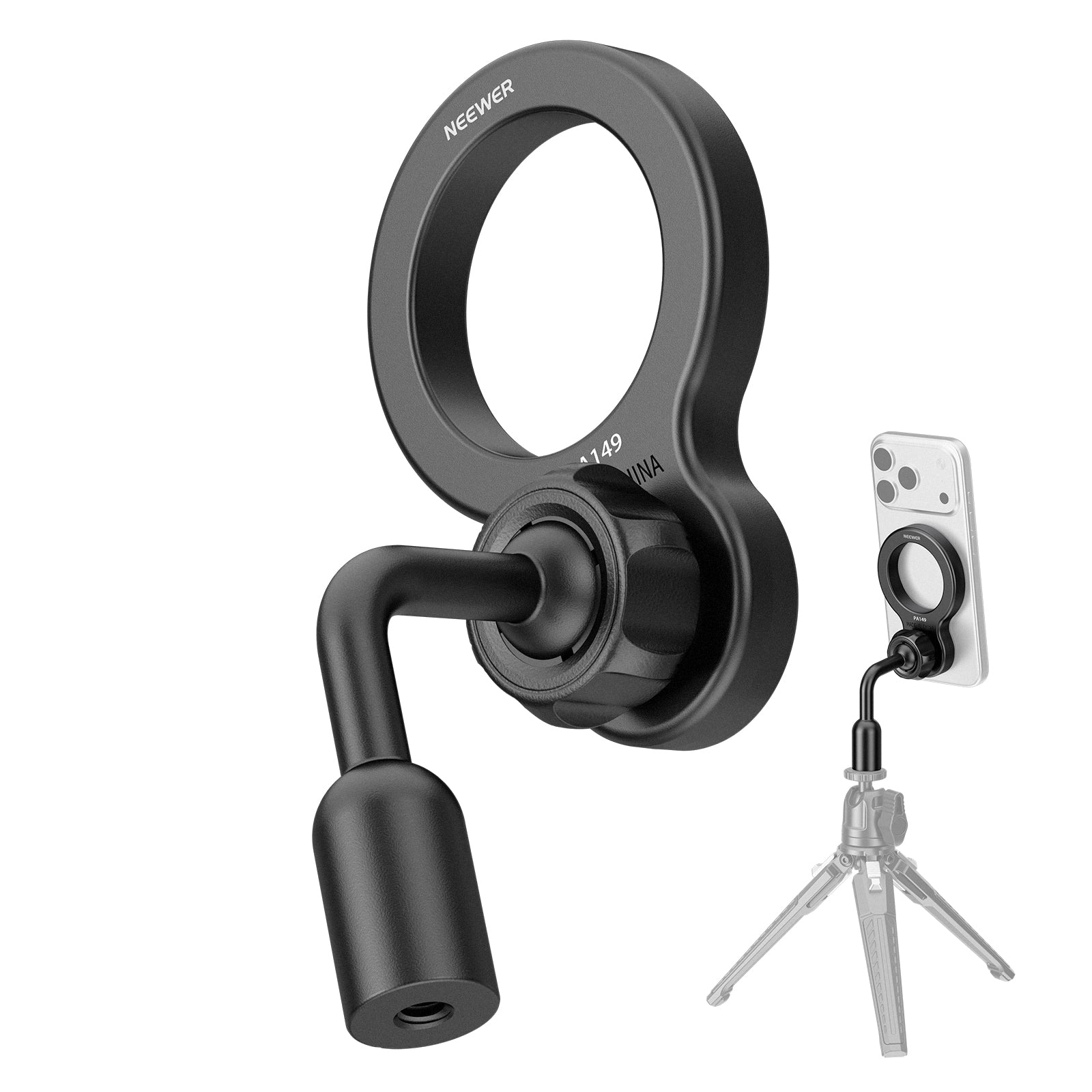 Neewer Magnetic Phone Tripod Mount Adapter - Thumbnail 2