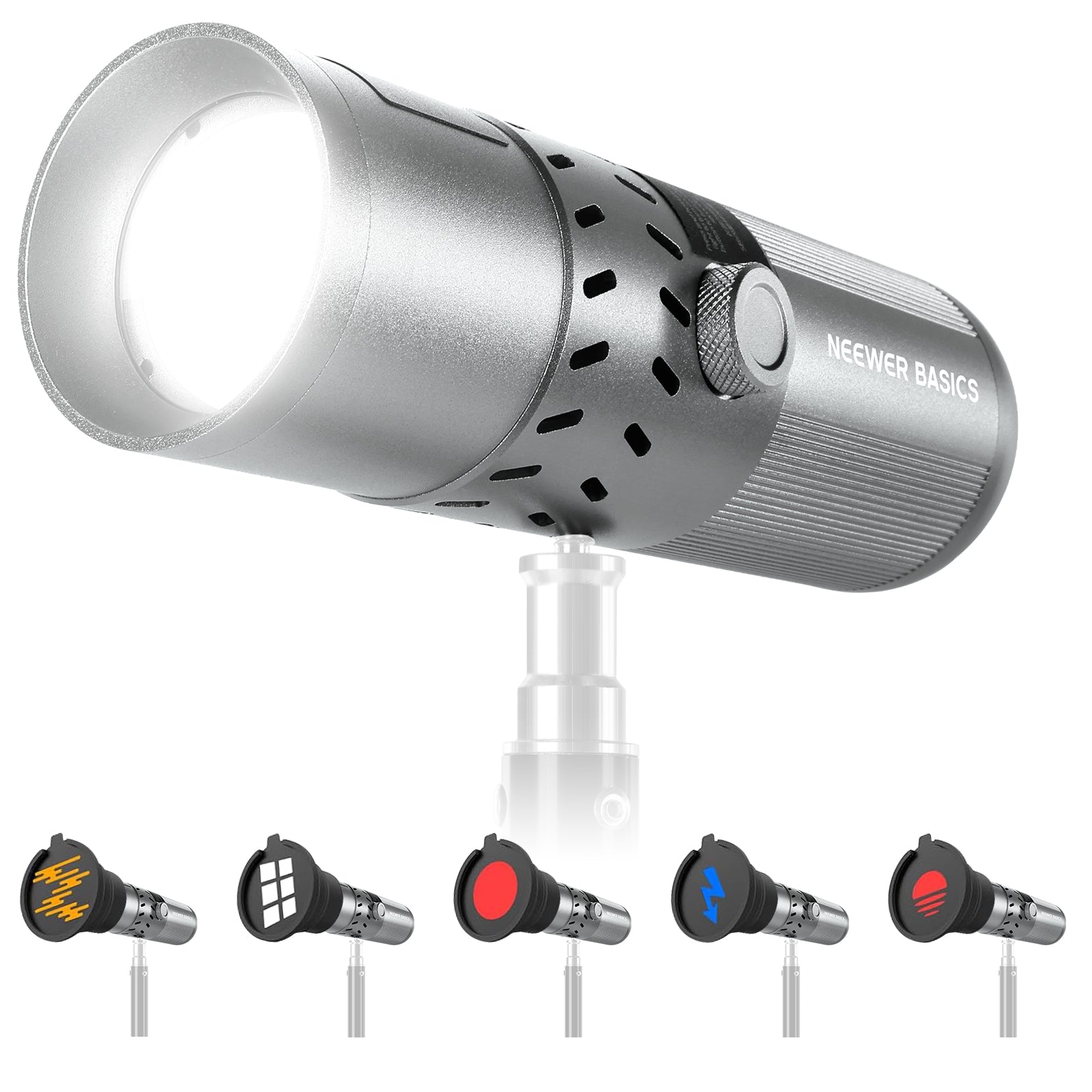 NEEWER FL20 Portable Focusable RGB Photography Flashlight