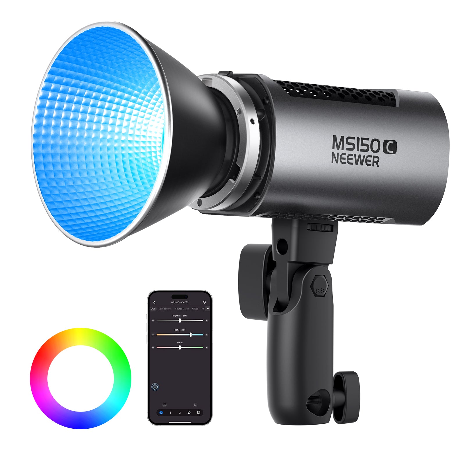 NEEWER MS150C 150W Mini RGB LED Video Light