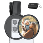 NEEWER FL-B24 67mm Black Diffusion 1/4 Filter with Clip For iPhone