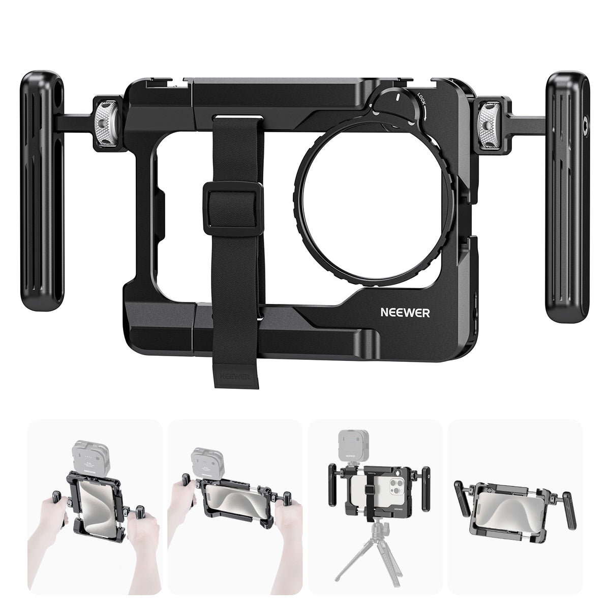 NEEWER PA017 Universal Phone Video Rig | Phone Cage