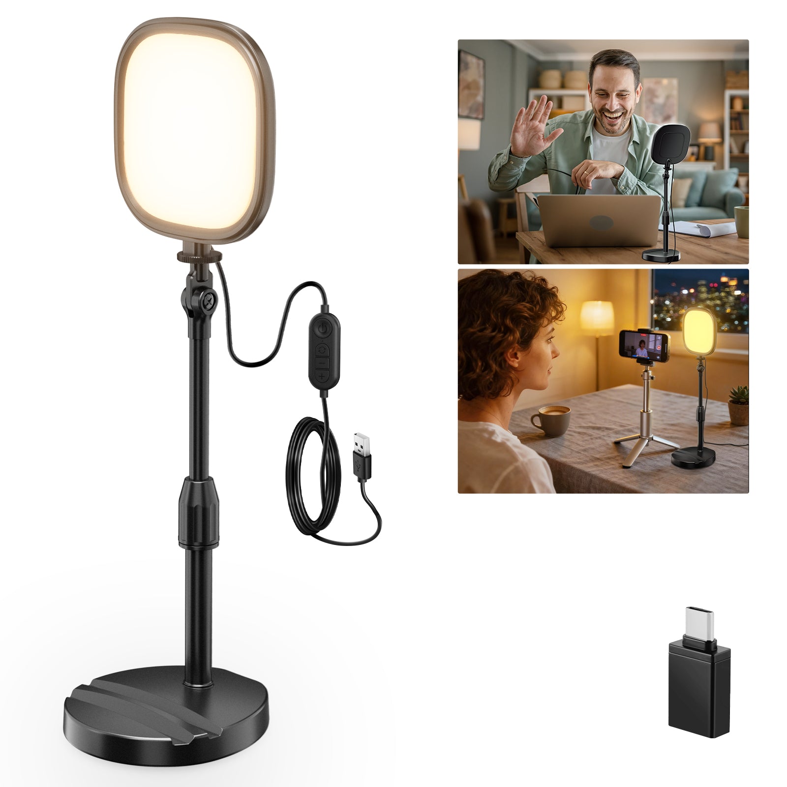 NEEWER NL10 5" Bi-Color Desk Light Kit