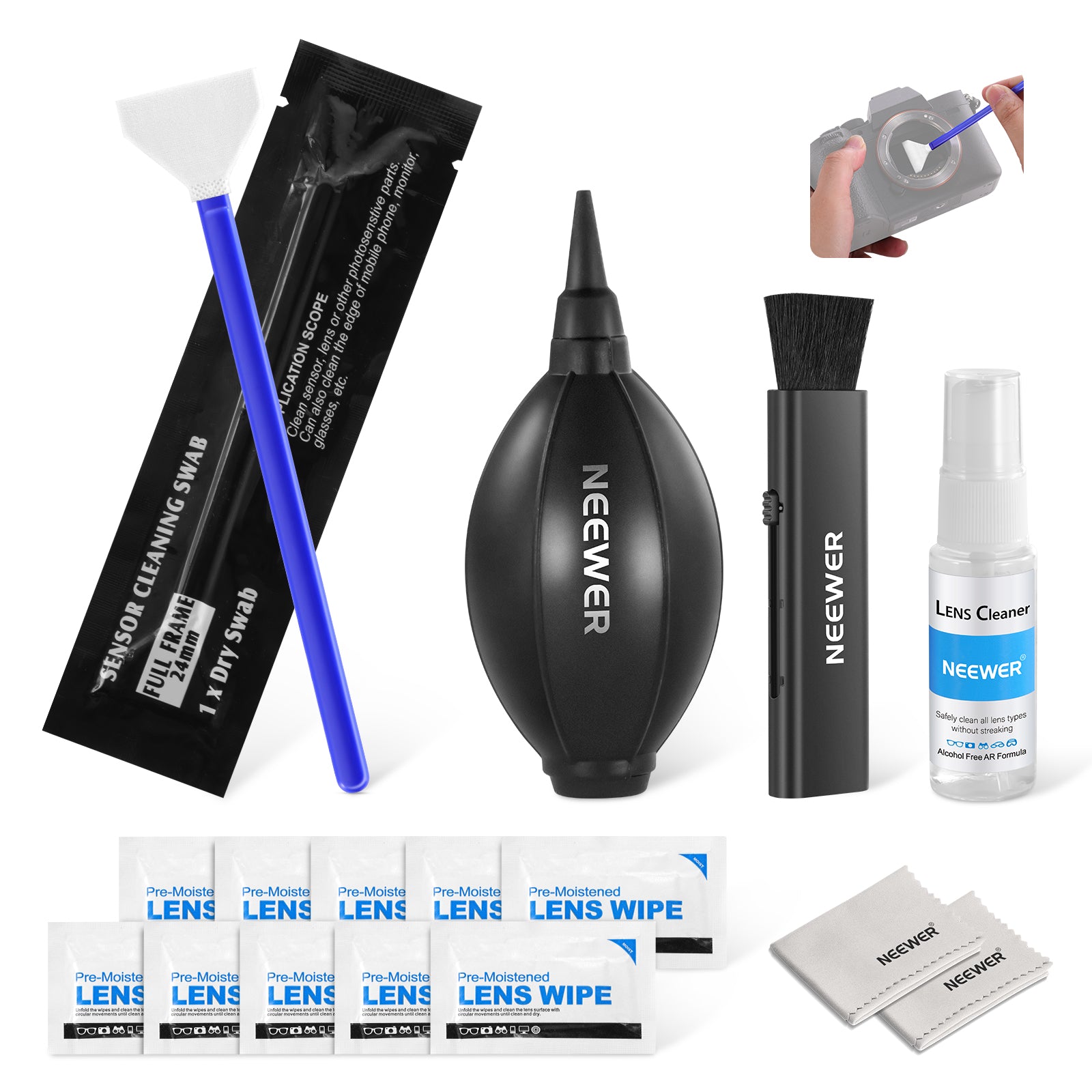 Neewer HM-44 Camera Lens Cleaning Kit - Thumbnail 3