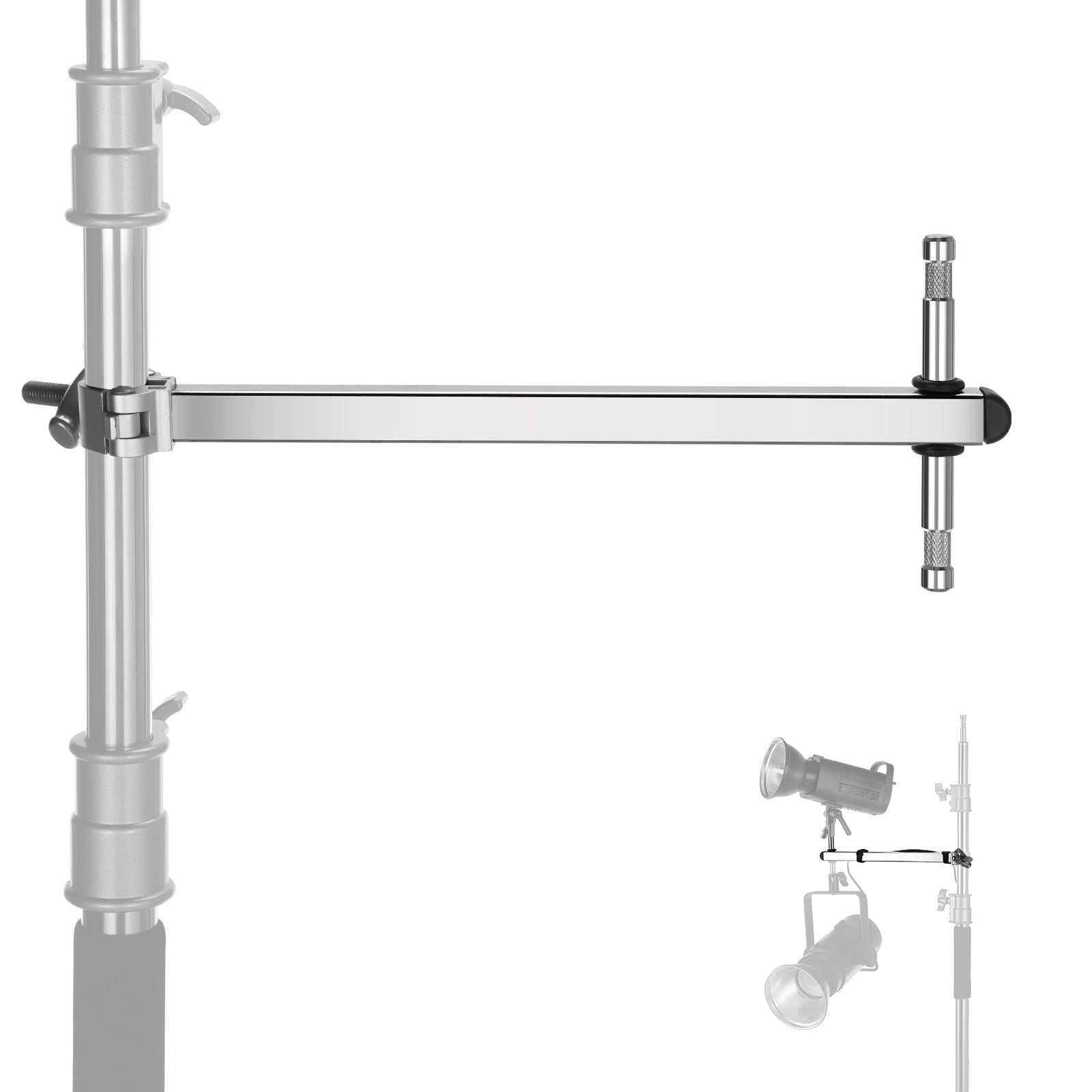 NEEWER UA038 Offset Arm with Clamp & Dual 5/8