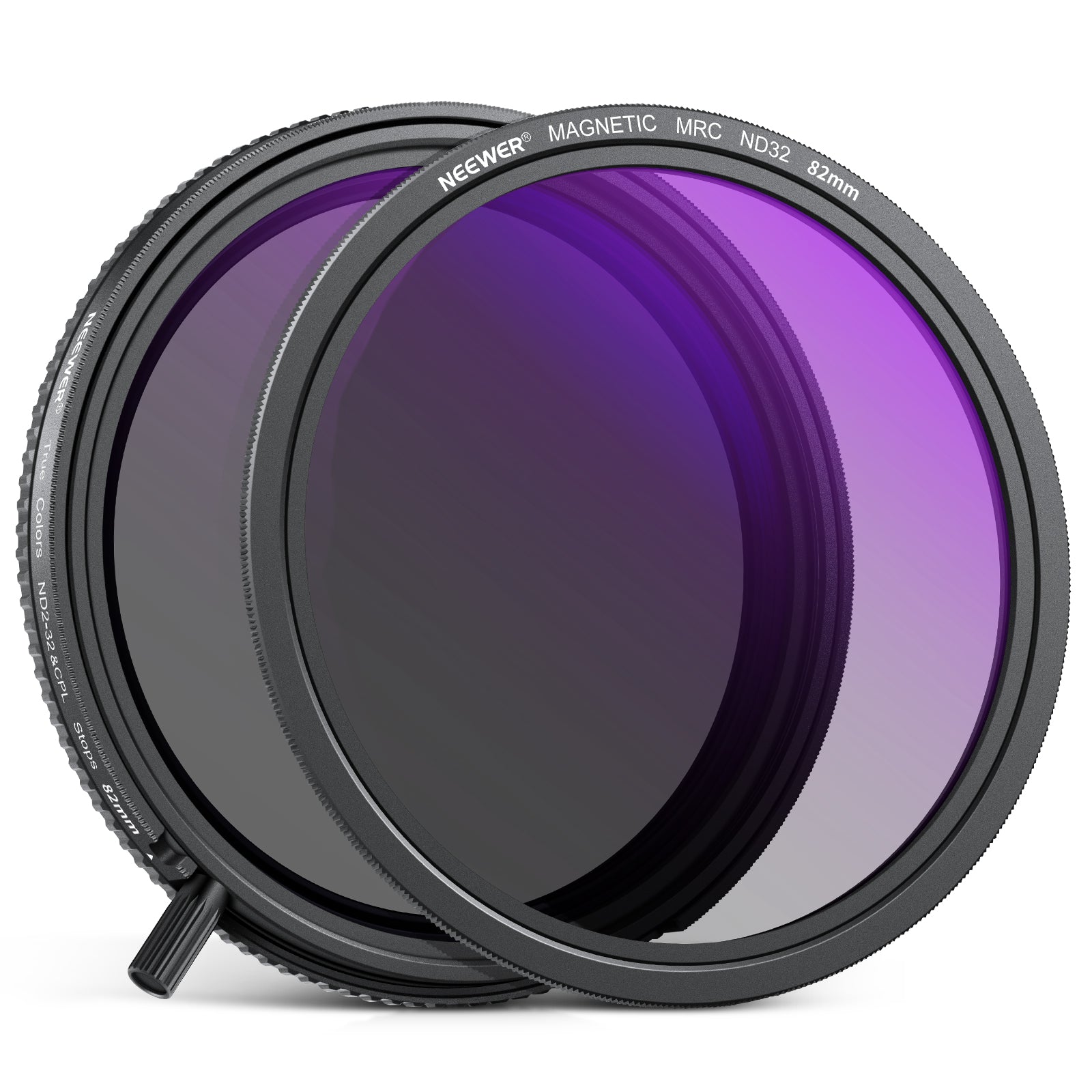 NEEWER Variable ND2-32 & CPL with Magnetic ND32 Filter Set