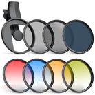 NEEWER FL-P11 7 Pack Clip-On 67mm Filter Set for iPhone