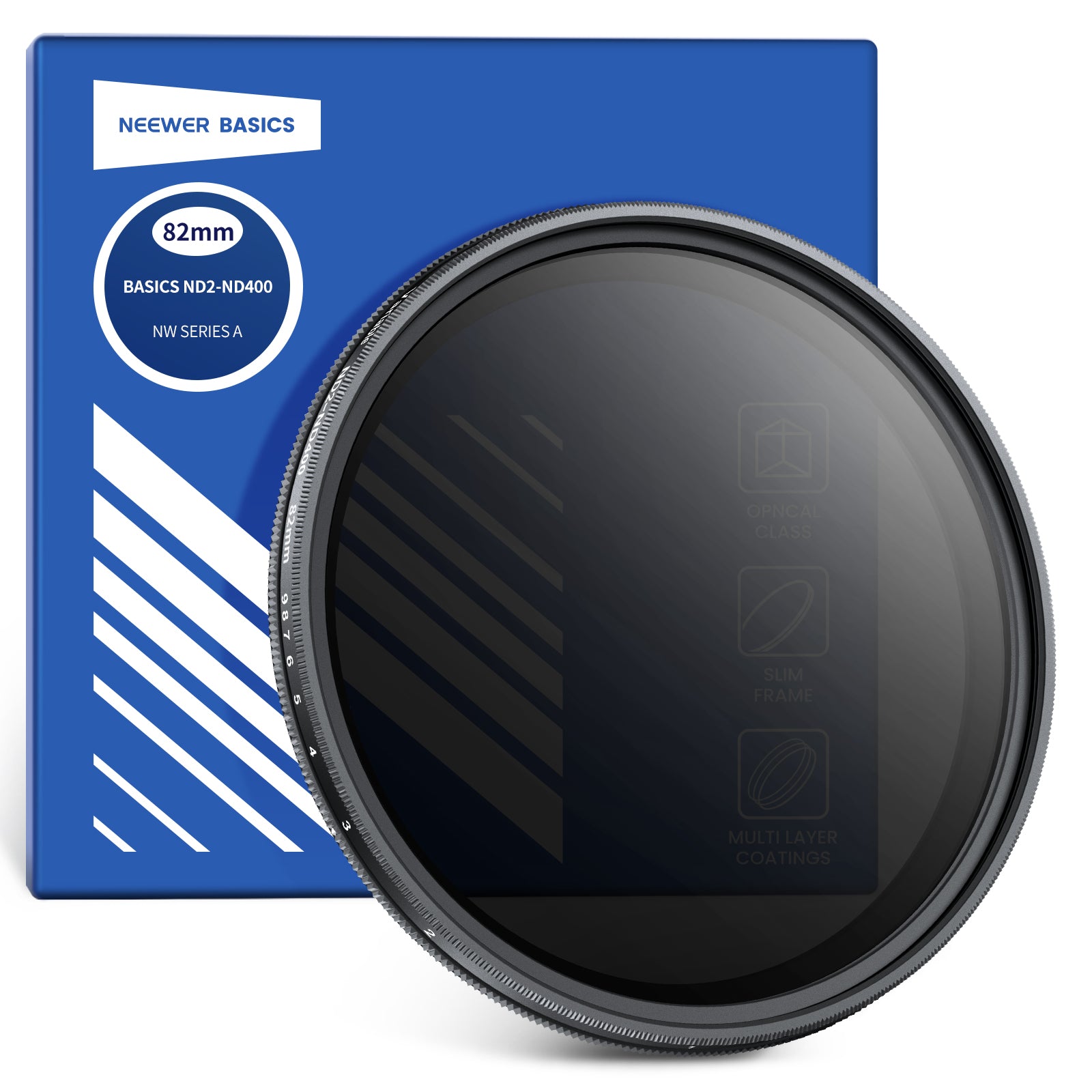 NEEWER BASICS Variable ND2-400 Filter for Camera Lenses