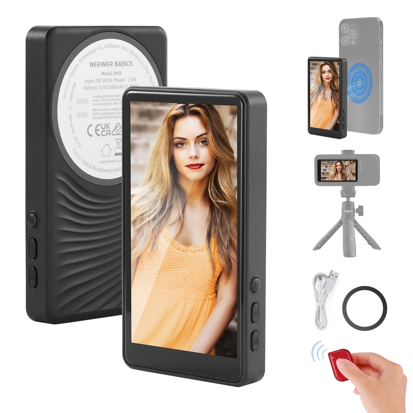 Upgrade je mobiele ervaring met premium draadloze vlog selfie monitor scherm accessoires Upgrade je mobiele ervaring met premium draadloze vlog selfie monitor scherm accessoires