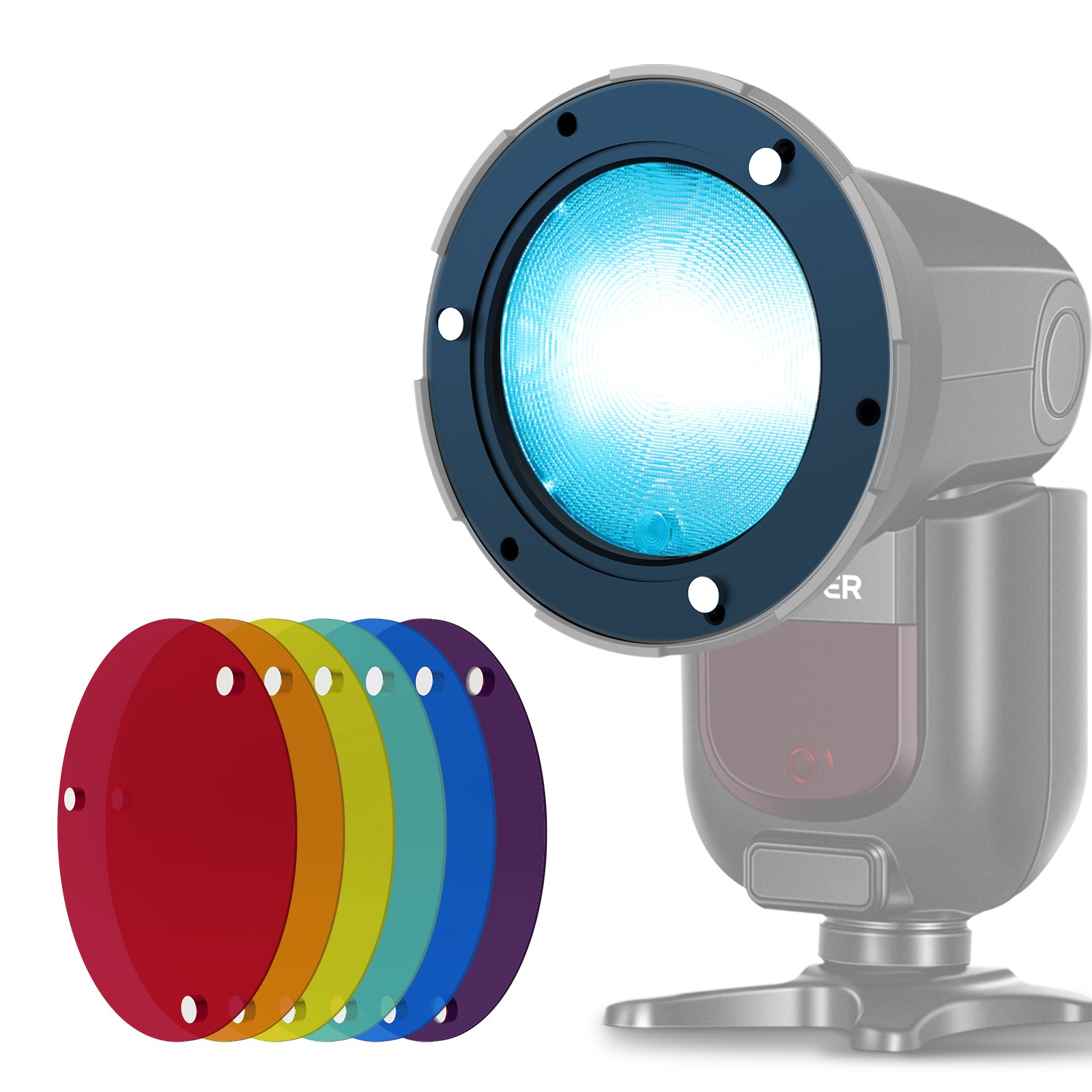 NEEWER CRS17 Magnetic Creative Six Color Gel Filter Set