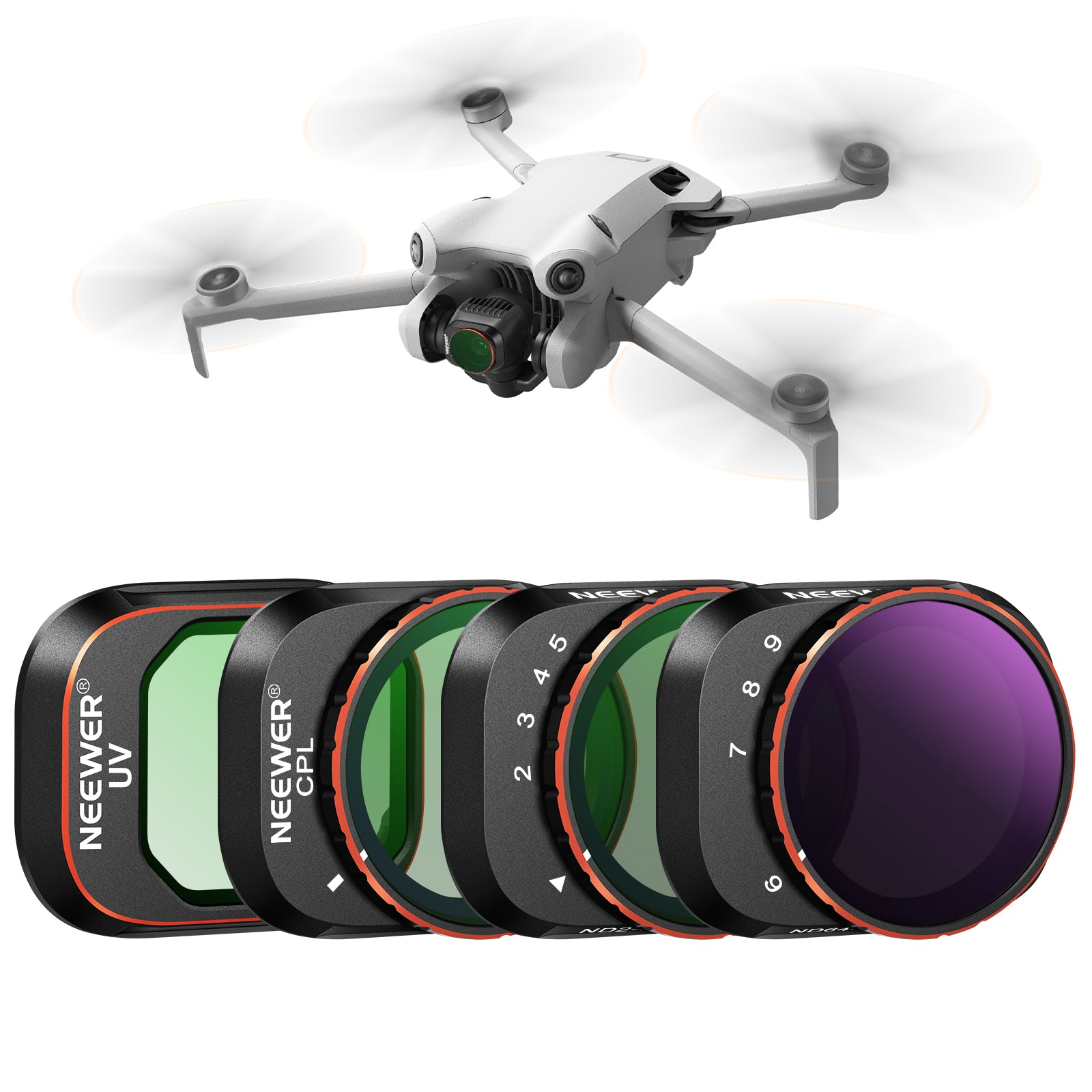 DJI Mini 4 Pro All Day Filter 6Pack - ND with GimbalSafe Tech