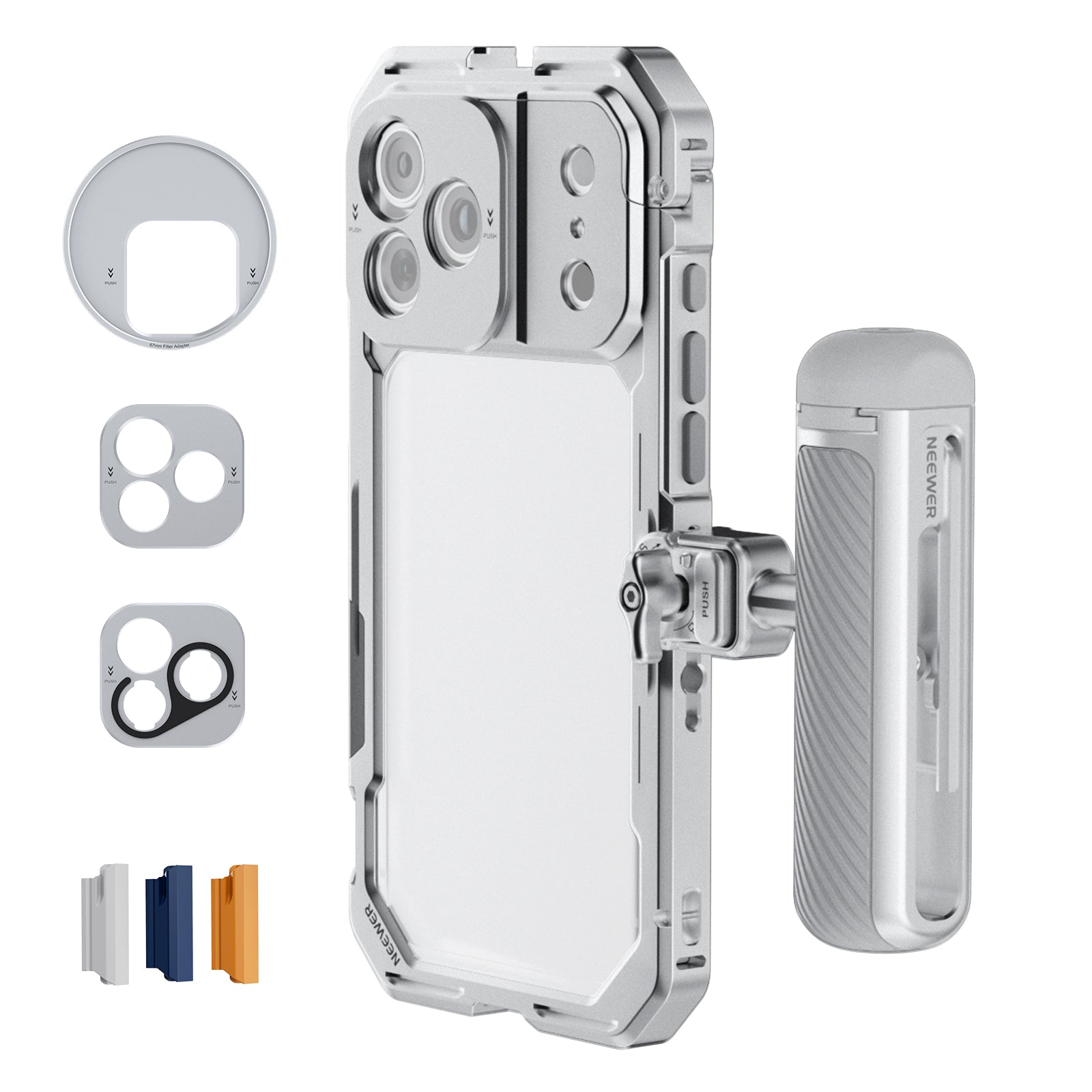 NEEWER Phone Cage & Handle Kit for iPhone 17 Pro/Pro Max
