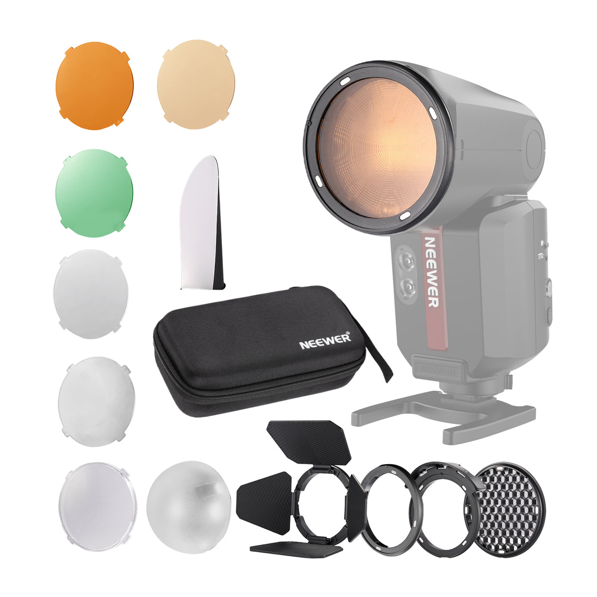 NEEWER ACC KIT F/ROUND FLASH CRM2