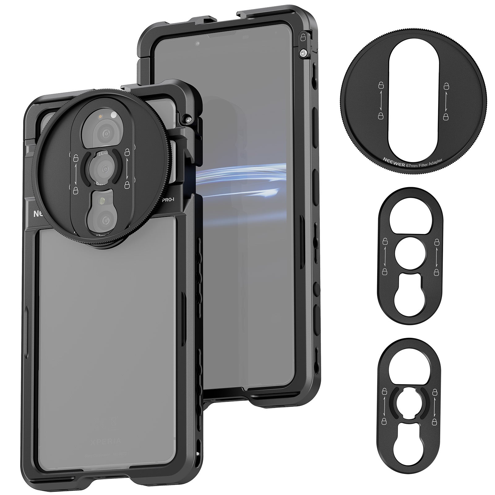 NEEWER Phone Cage for Sony Xperia PRO-I / Xperia 1 V