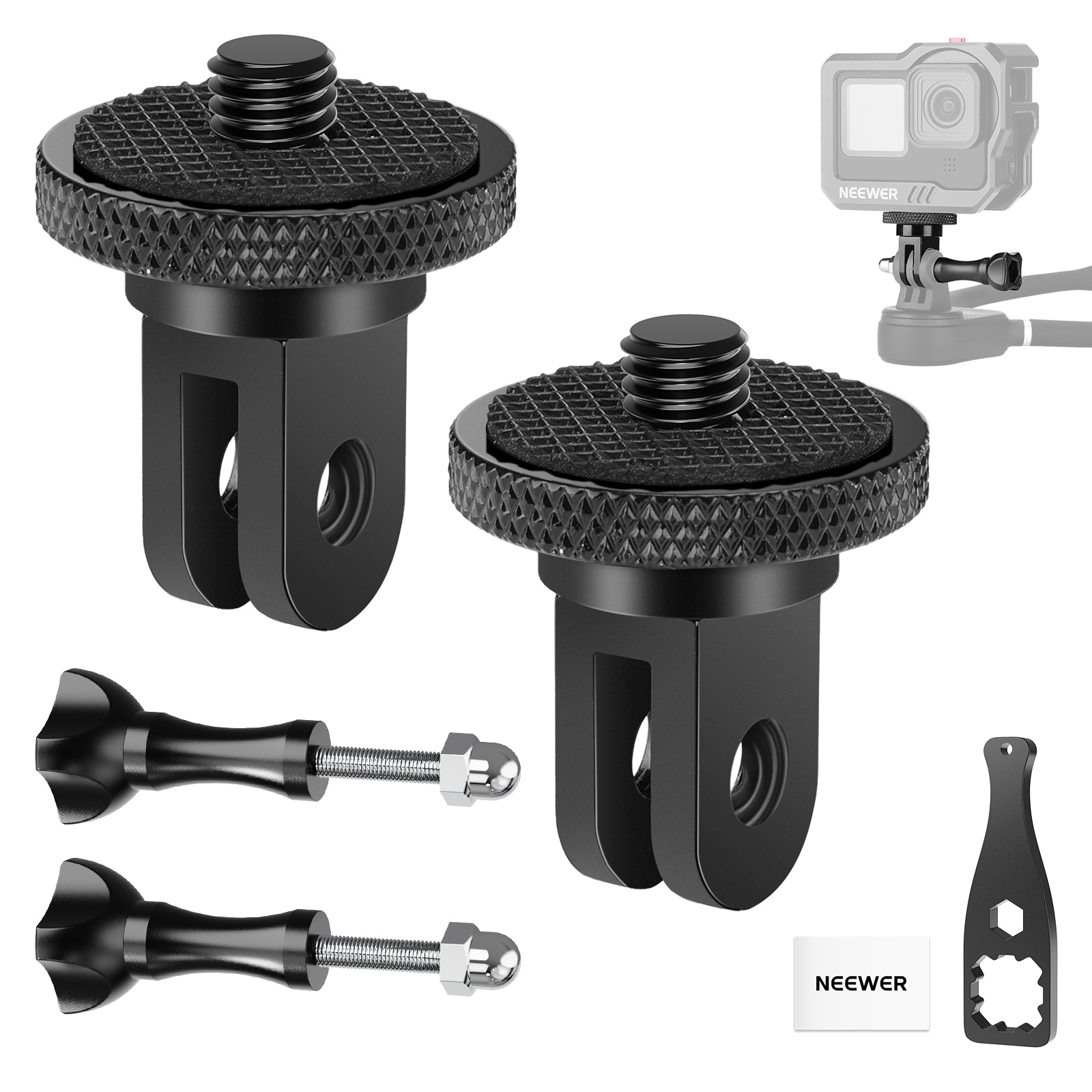 Neewer GP-81 Action Camera Mount Adapter - Thumbnail 3