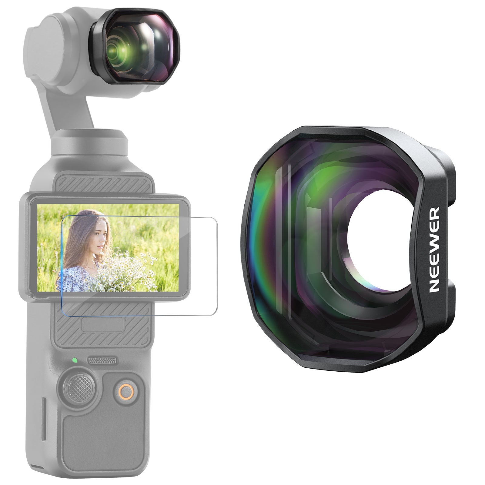 その他 OSMO NEEWER LS-84 2X Teleconverter Lens For DJI Osmo Pocket 3 / Pocket 4 &