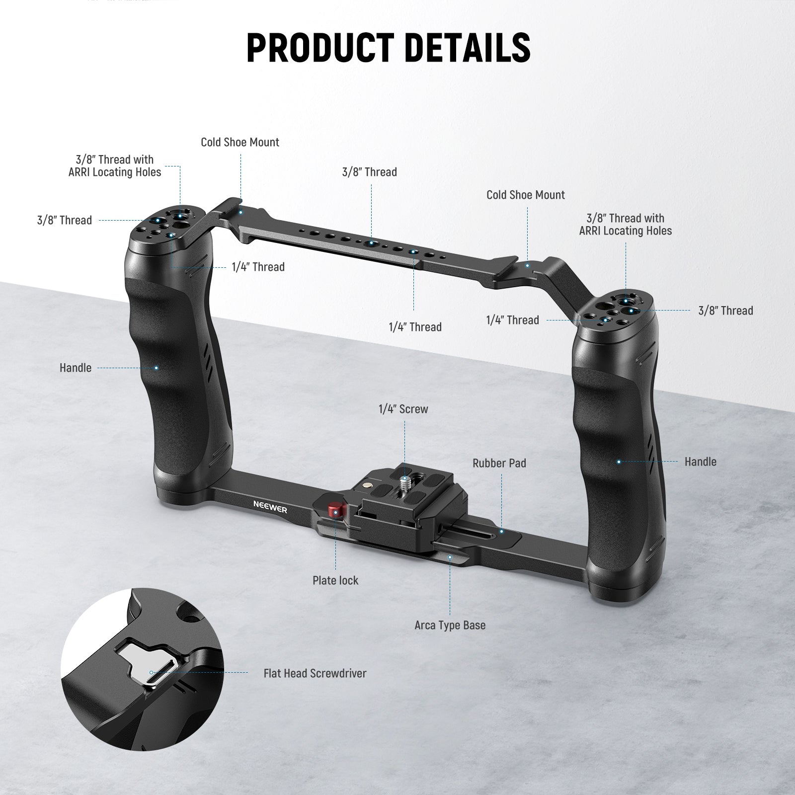Neewer CA077 Camera Cage - Thumbnail 5