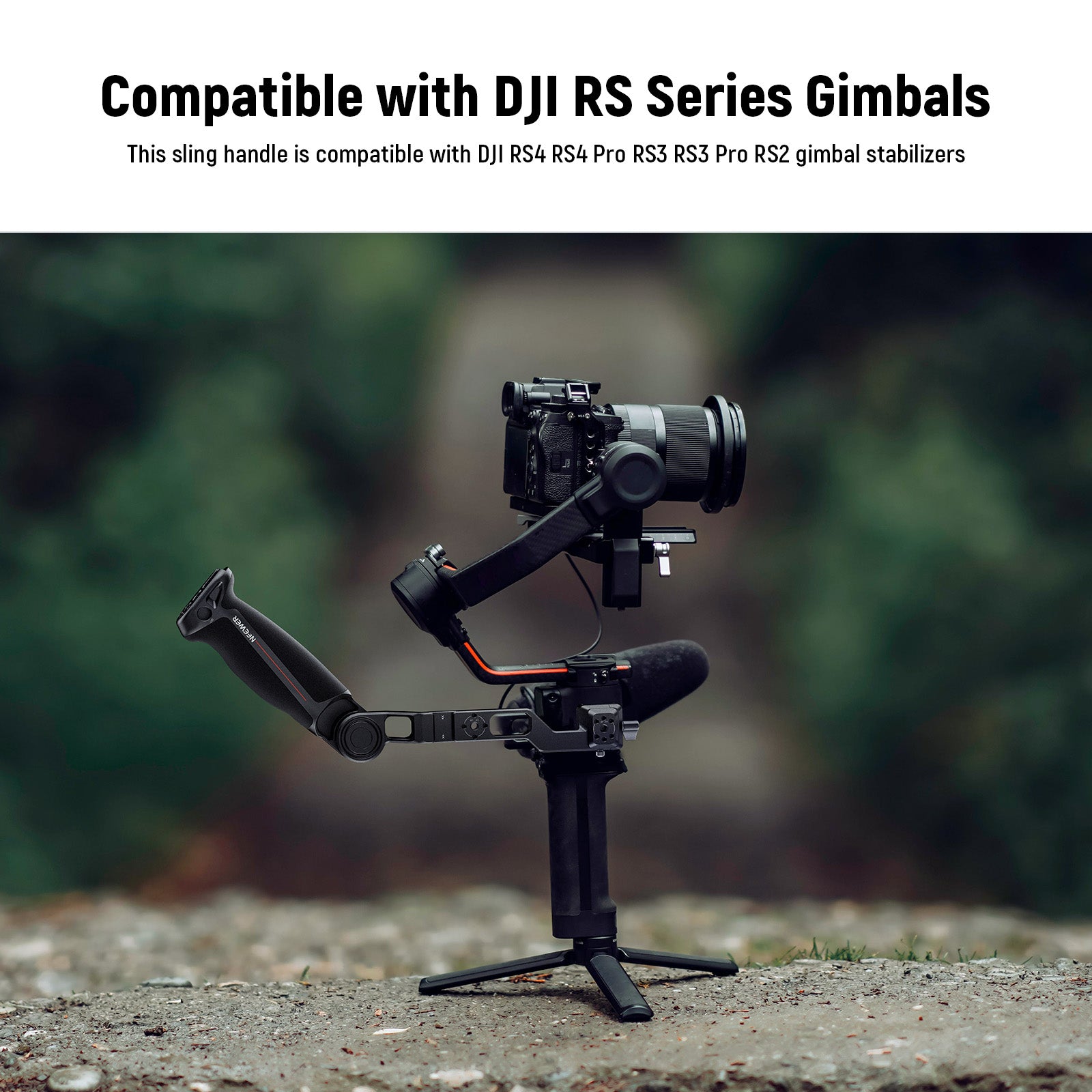 NEEWER GA020 Gimbal Sling Handle with NATO DJI RS Series