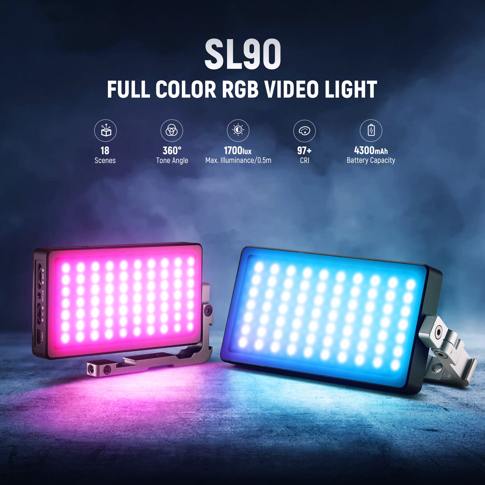 LEDライトセットNEEWER NEEWER TL90C 30W RGB Tube Light | LED Light Stick