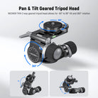 Pan & Tilt Geared Tripod Head