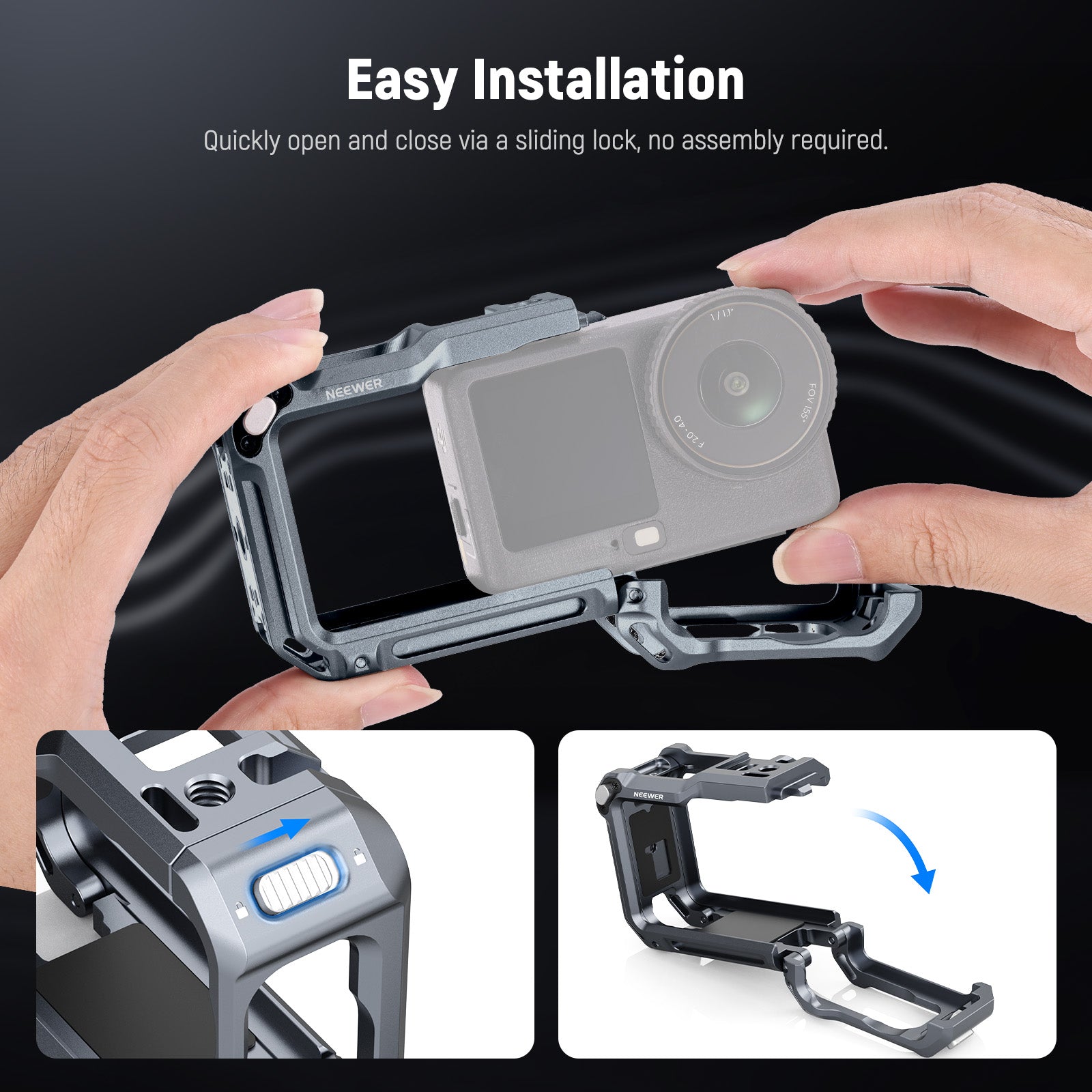 NEEWER AC049 Camera Cage For DJI Osmo Action 6