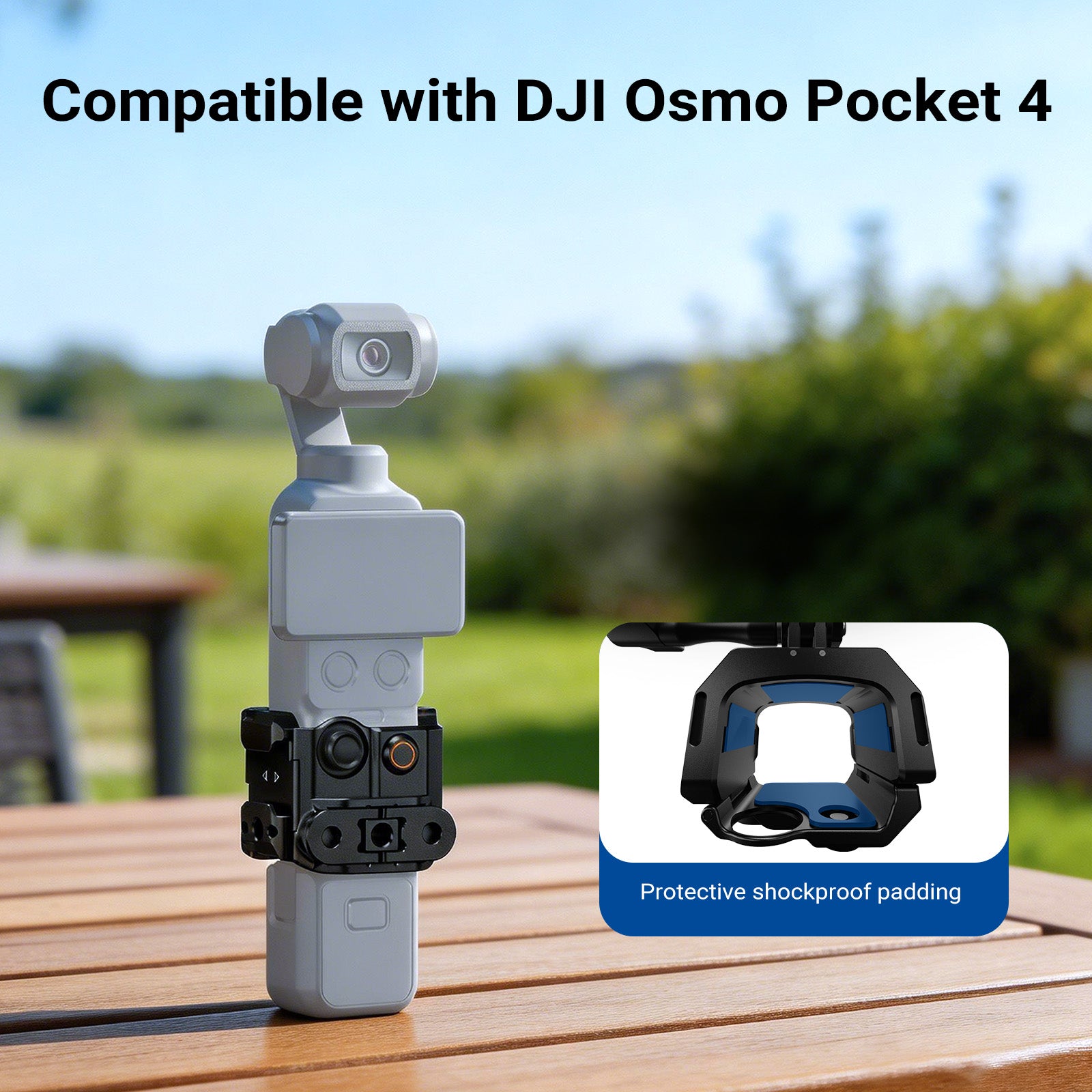 NEEWER AC069 Action Camera Cage for DJI Osmo Pocket 4