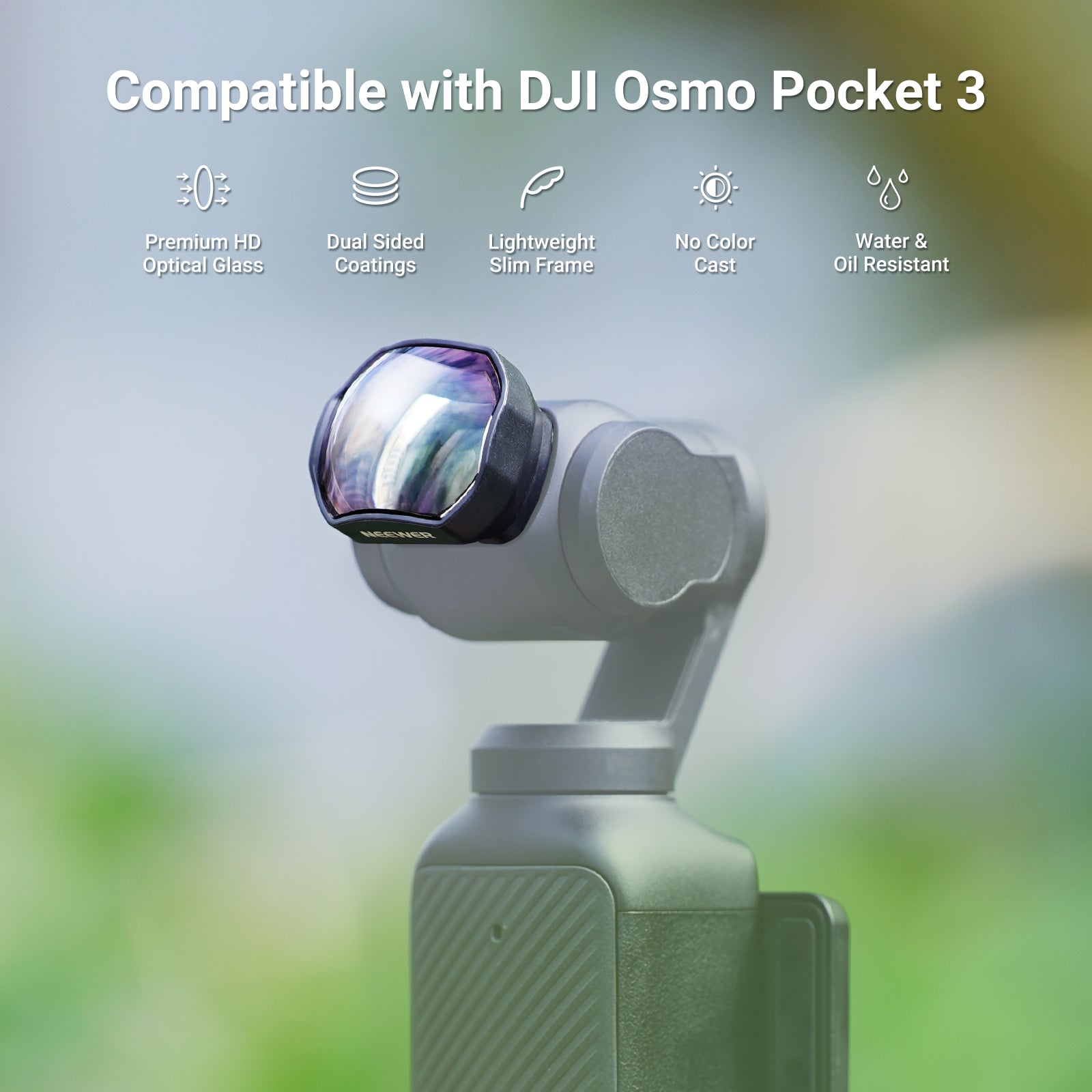 NEEWER LS-84 2X Teleconverter Lens For DJI Osmo Pocket 3 / Pocket 4 &
