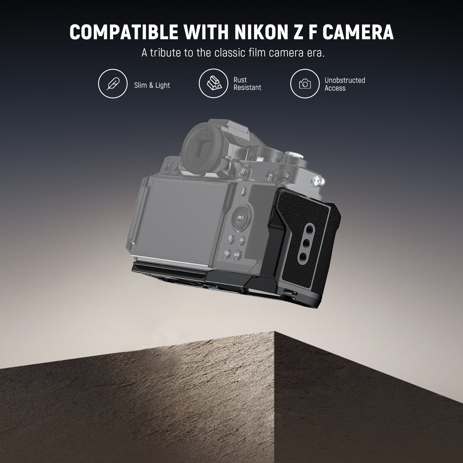 NEEWER CA134 L Shape Camera Baseplate for Nikon Zf
