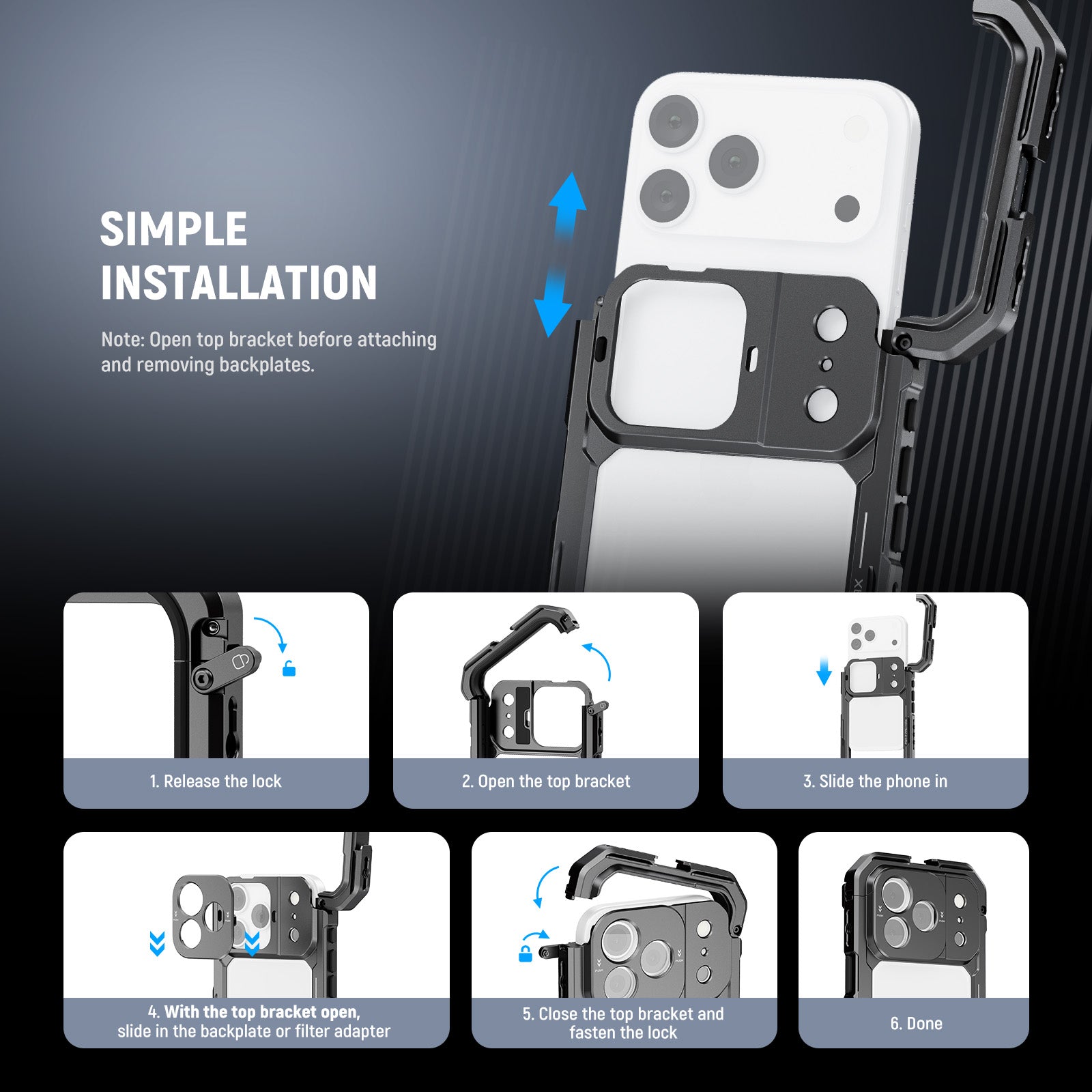 NEEWER PA143/PA144 Phone Cage for iPhone 17 Pro/Pro Max