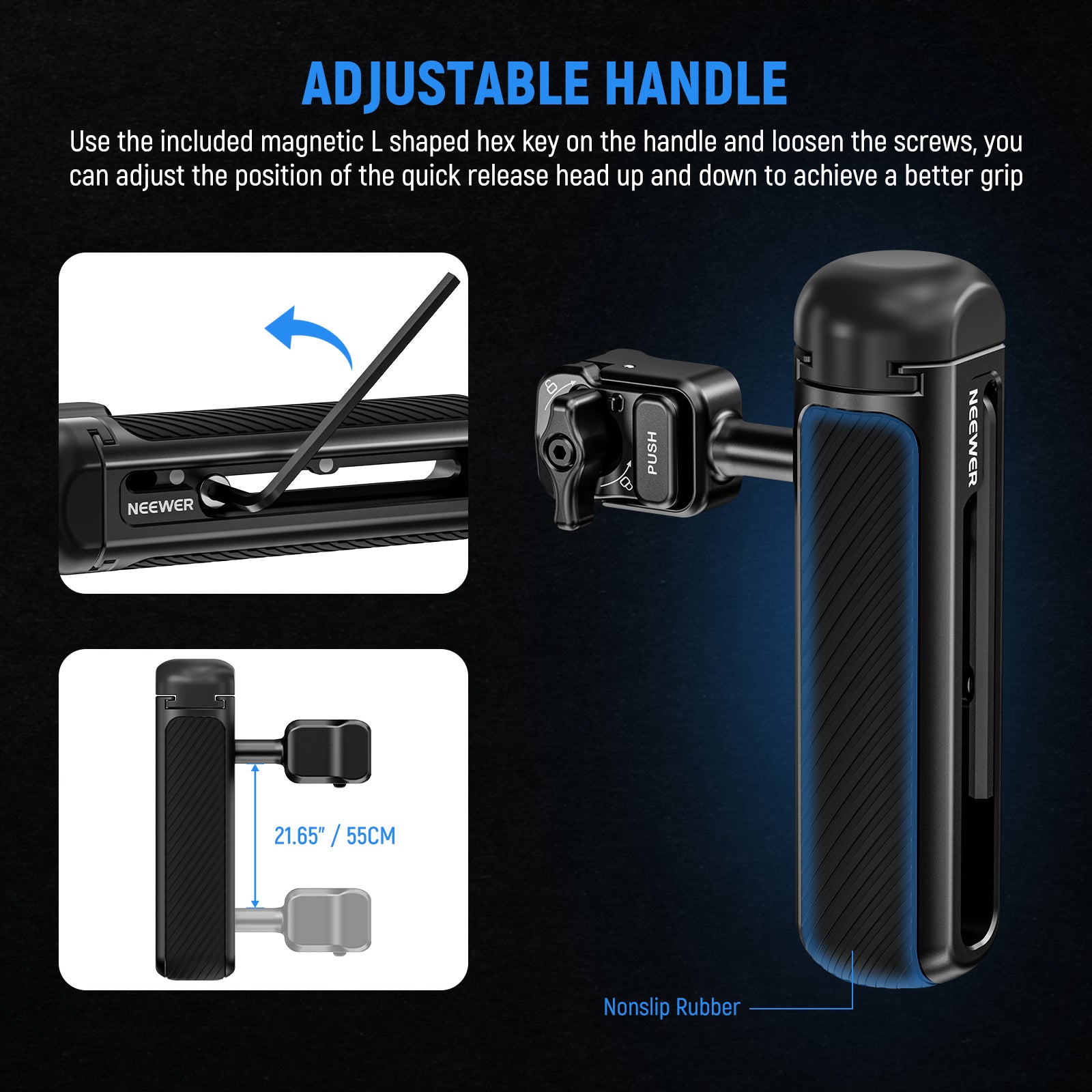 NEEWER PA043/PA044+PA045B 2nd Gen 15 Pro/Pro Max Phone Cage