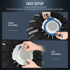 NEEWER NS71P Professional Parabolic Softbox is easy to set up.