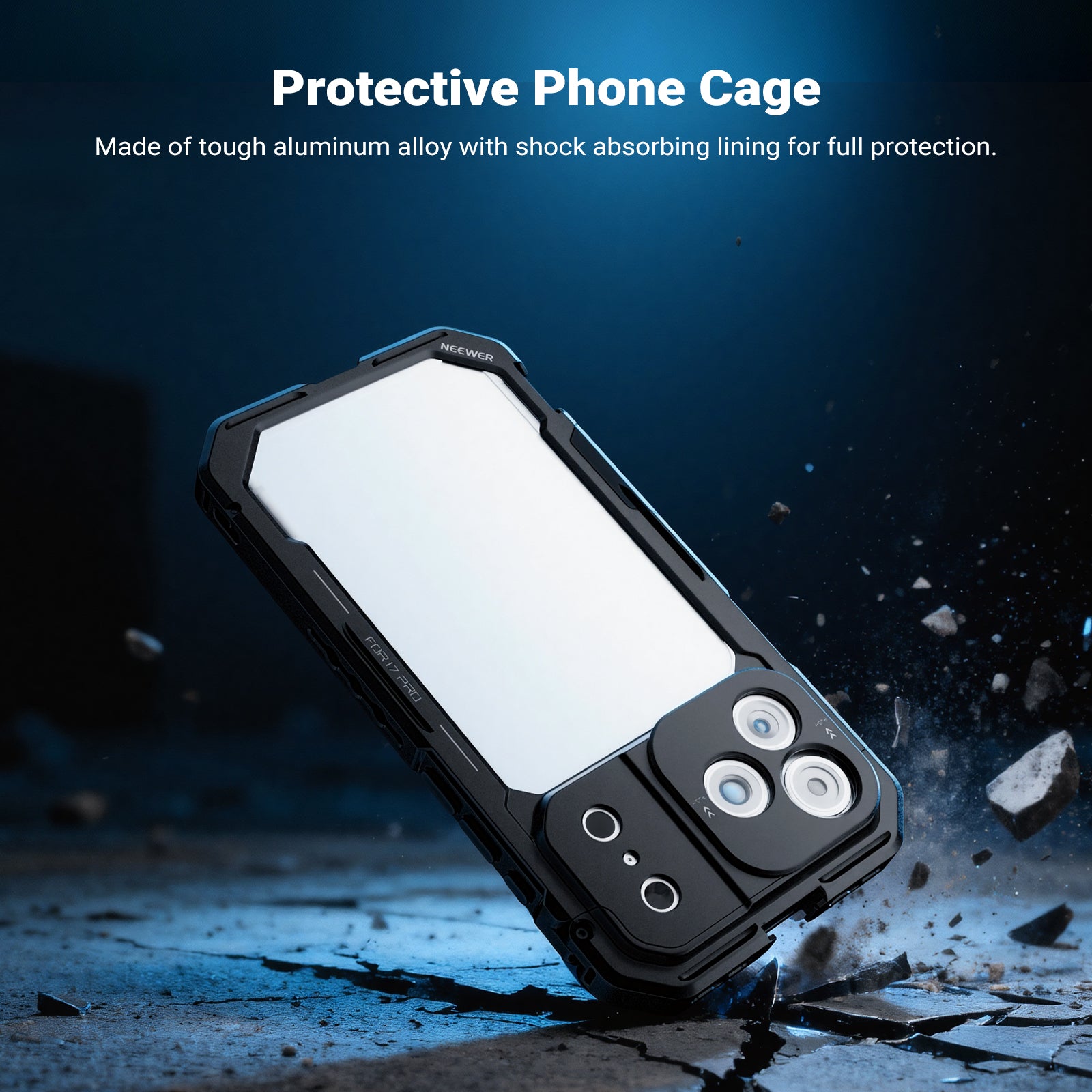 NEEWER Phone Cage & Handle Kit for iPhone 17 Pro/Pro Max