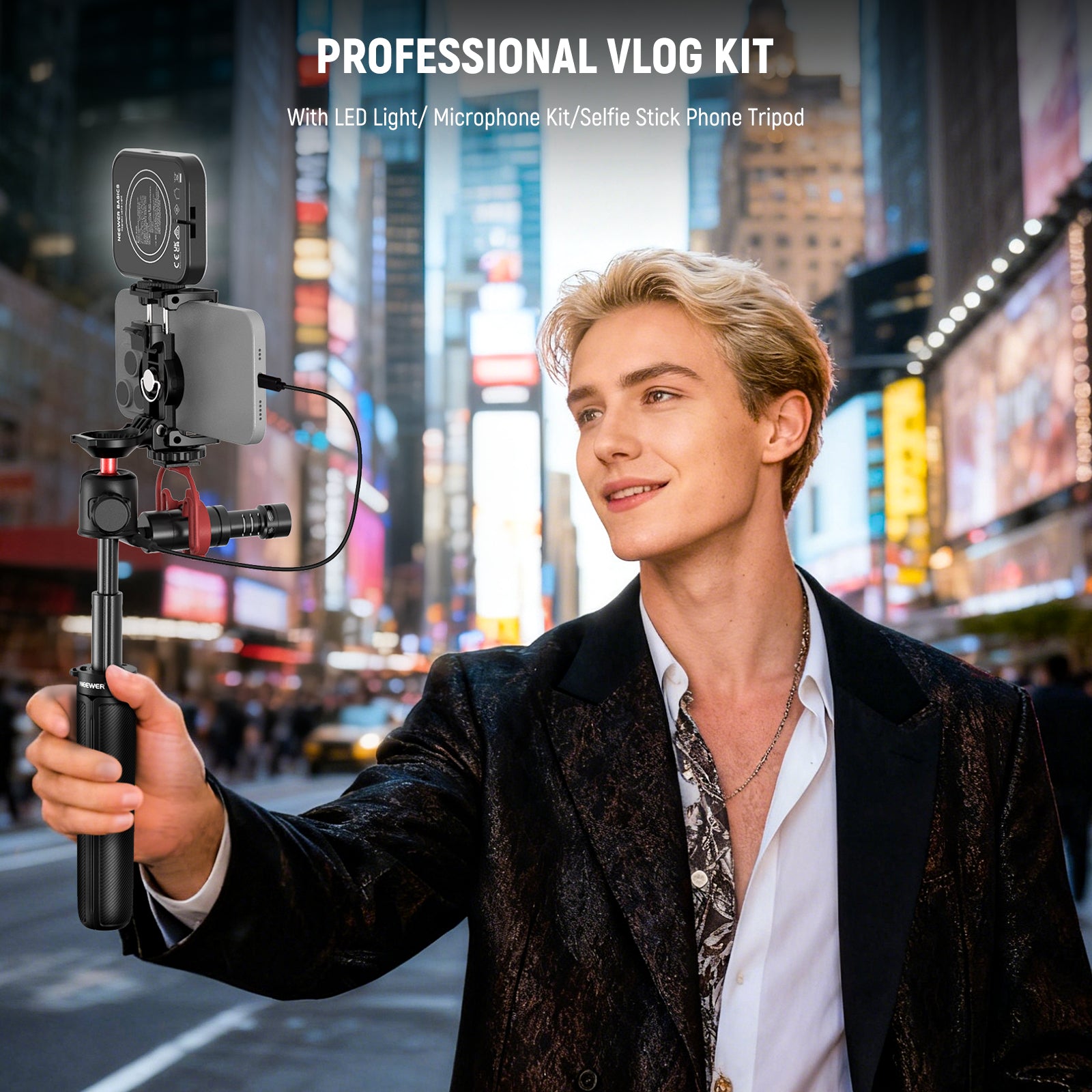 Neewer Basics PA050 Vlogging Kit - Thumbnail 4