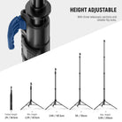 NEEWER ST200B Lightweight Photography Light Stand is adjustable from 65.5cm to 200cm